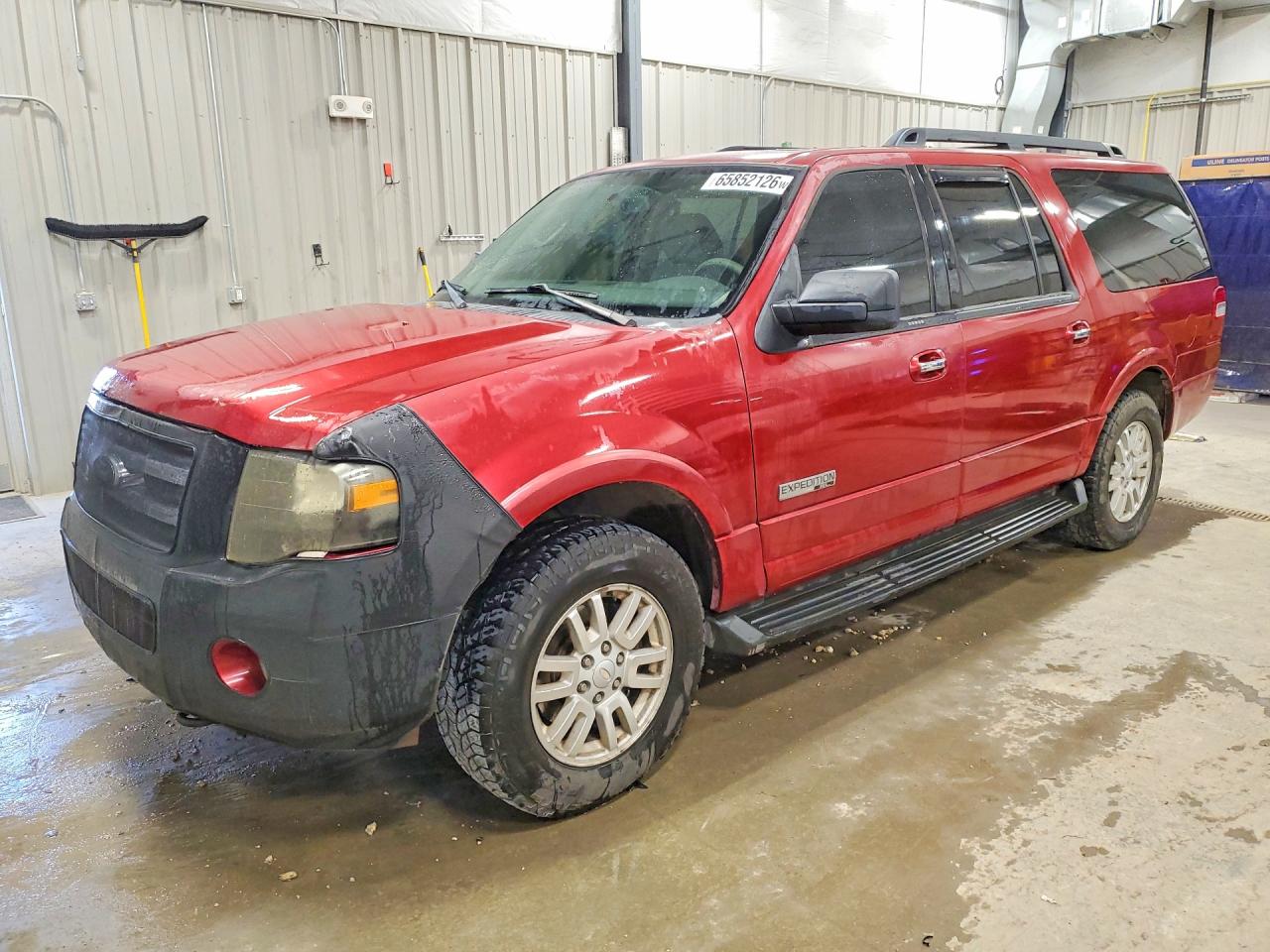 2008 Ford Expedition El Xlt Red vin: 1FMFK16588LA44332