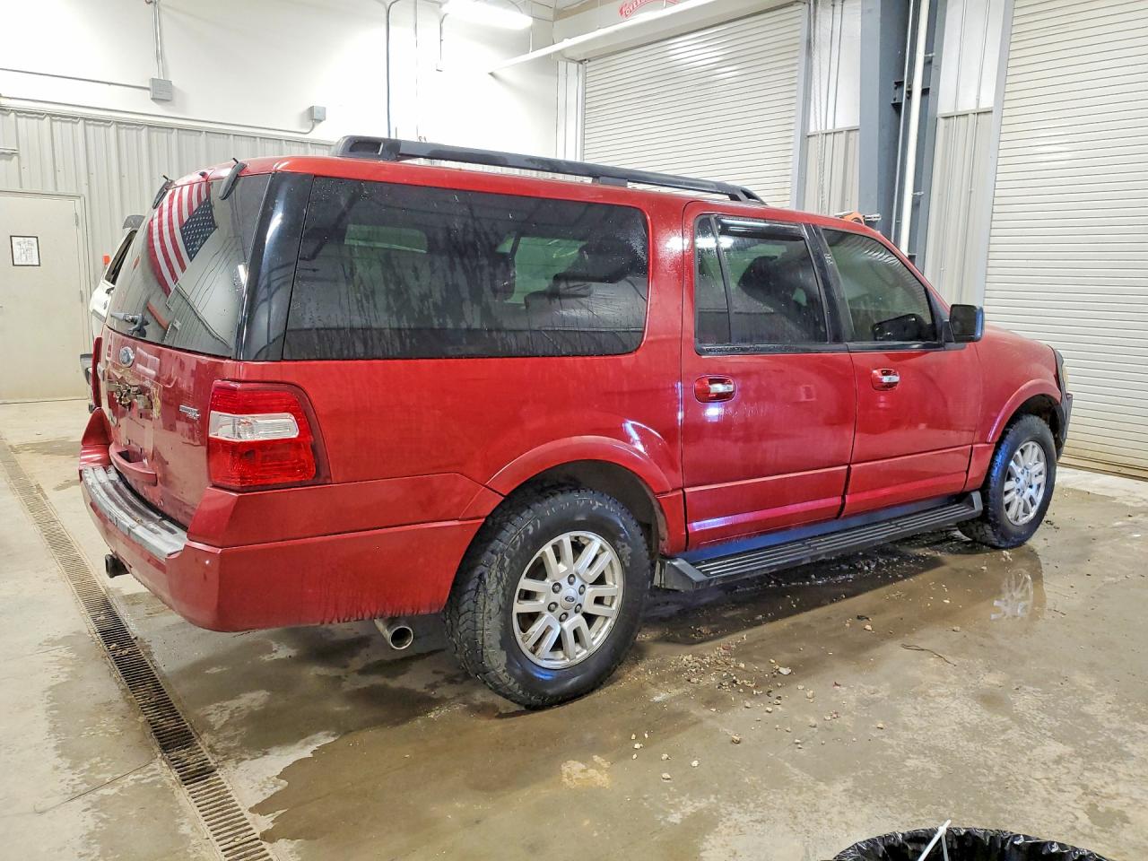 2008 Ford Expedition El Xlt Red vin: 1FMFK16588LA44332