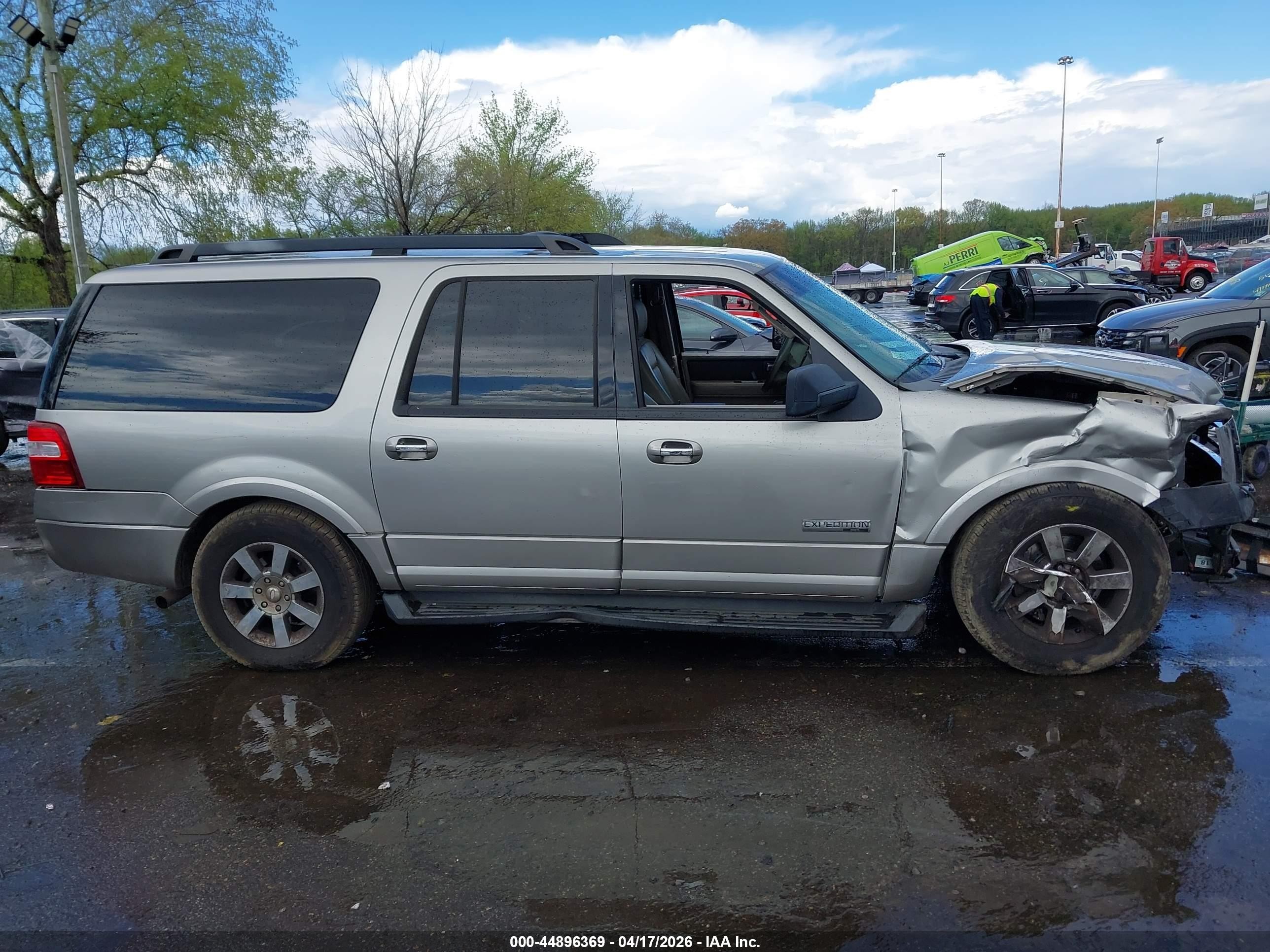 2008 Ford Expedition El Xlt Silver vin: 1FMFK16598LA69742