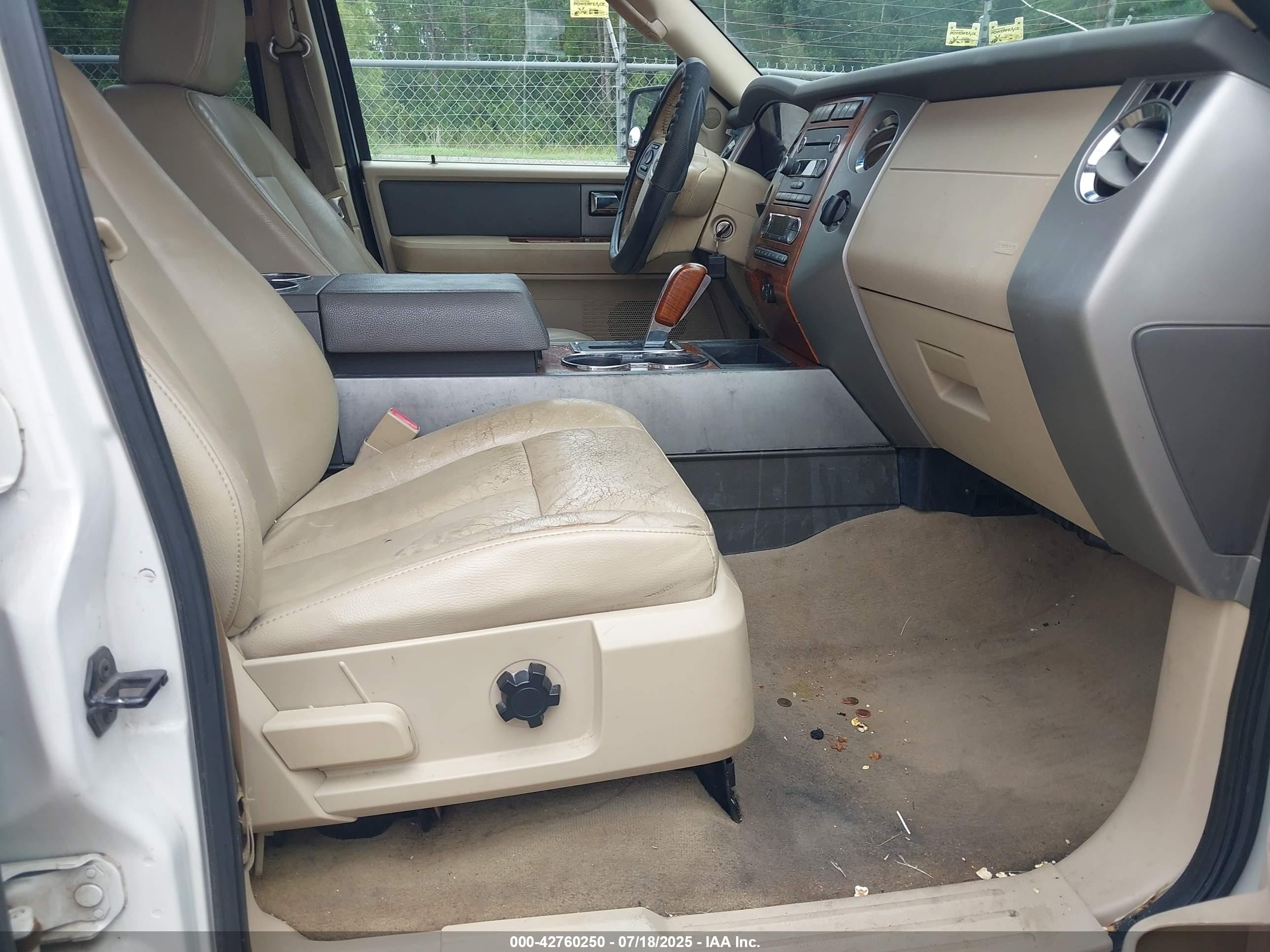 2008 Ford Expedition El Eddie Bauer/king Ranch White vin: 1FMFK17528LA05119