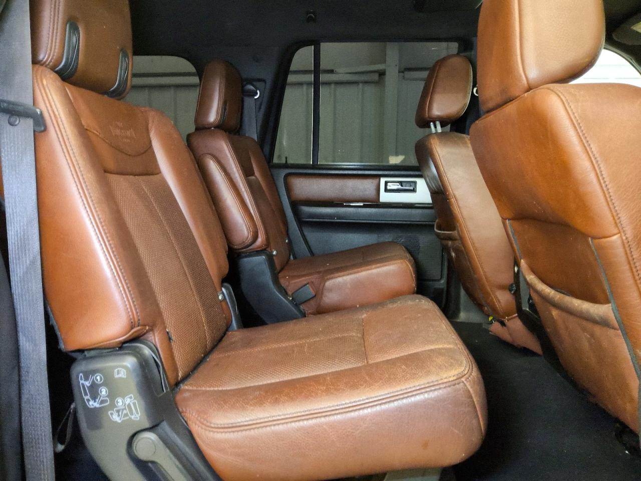 2008 Ford Expedition El Eddie Bauer Brown vin: 1FMFK17548LA68688
