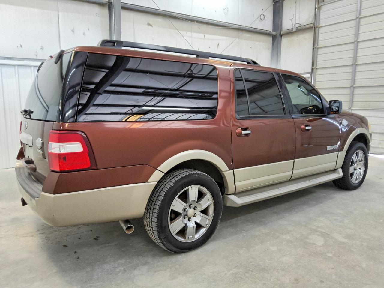 2008 Ford Expedition El Eddie Bauer Brown vin: 1FMFK17548LA68688