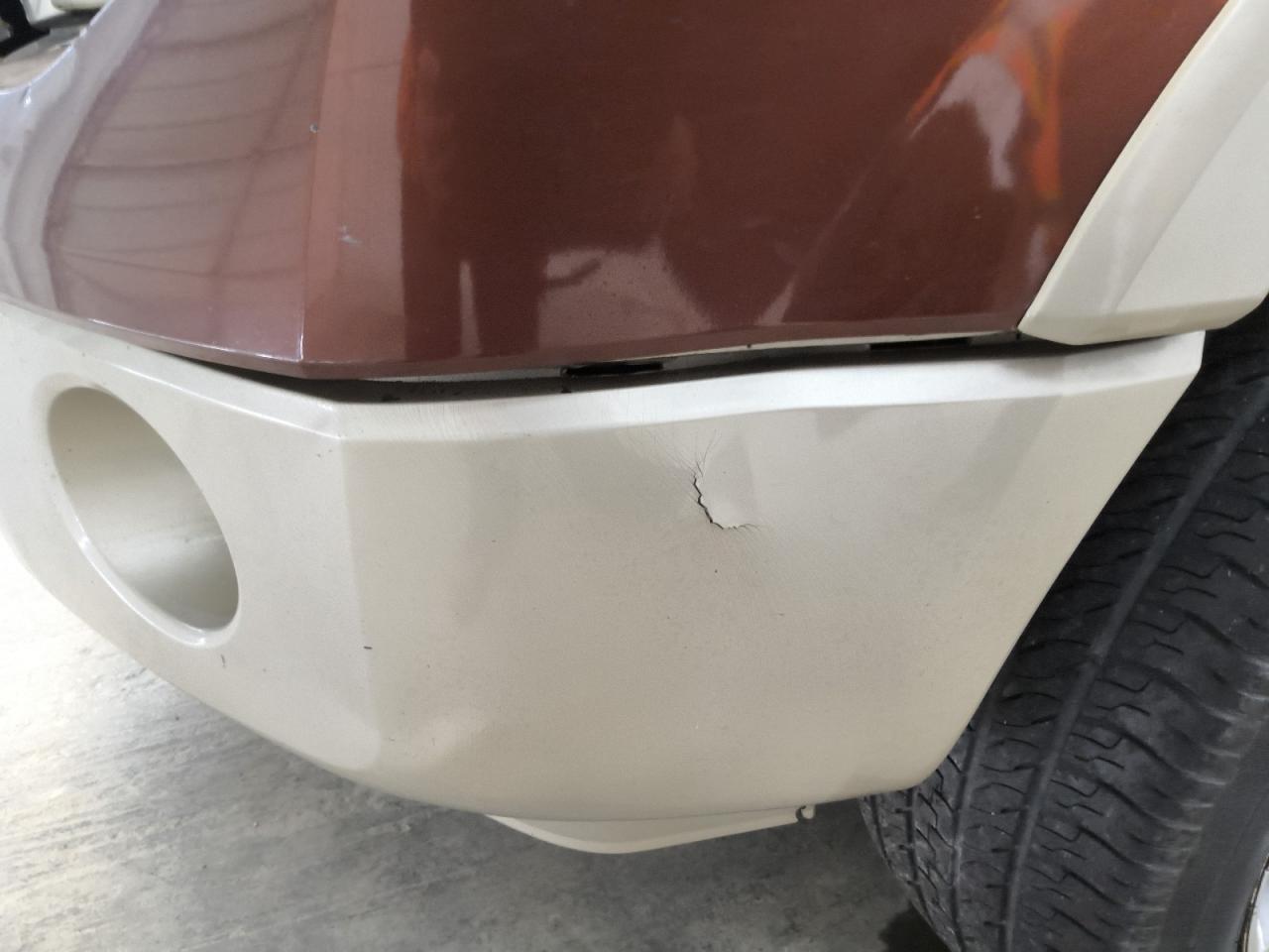 2008 Ford Expedition El Eddie Bauer Brown vin: 1FMFK17548LA68688 Damage: Front Bumper, Dent(S) W/ Paint Dmg, 1 To 2 Inches