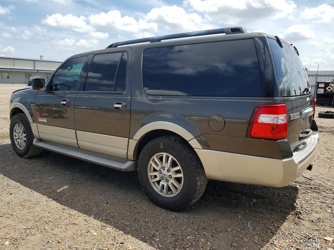 2008 Ford Expedition El Eddie Bauer Brown vin: 1FMFK17548LA77584