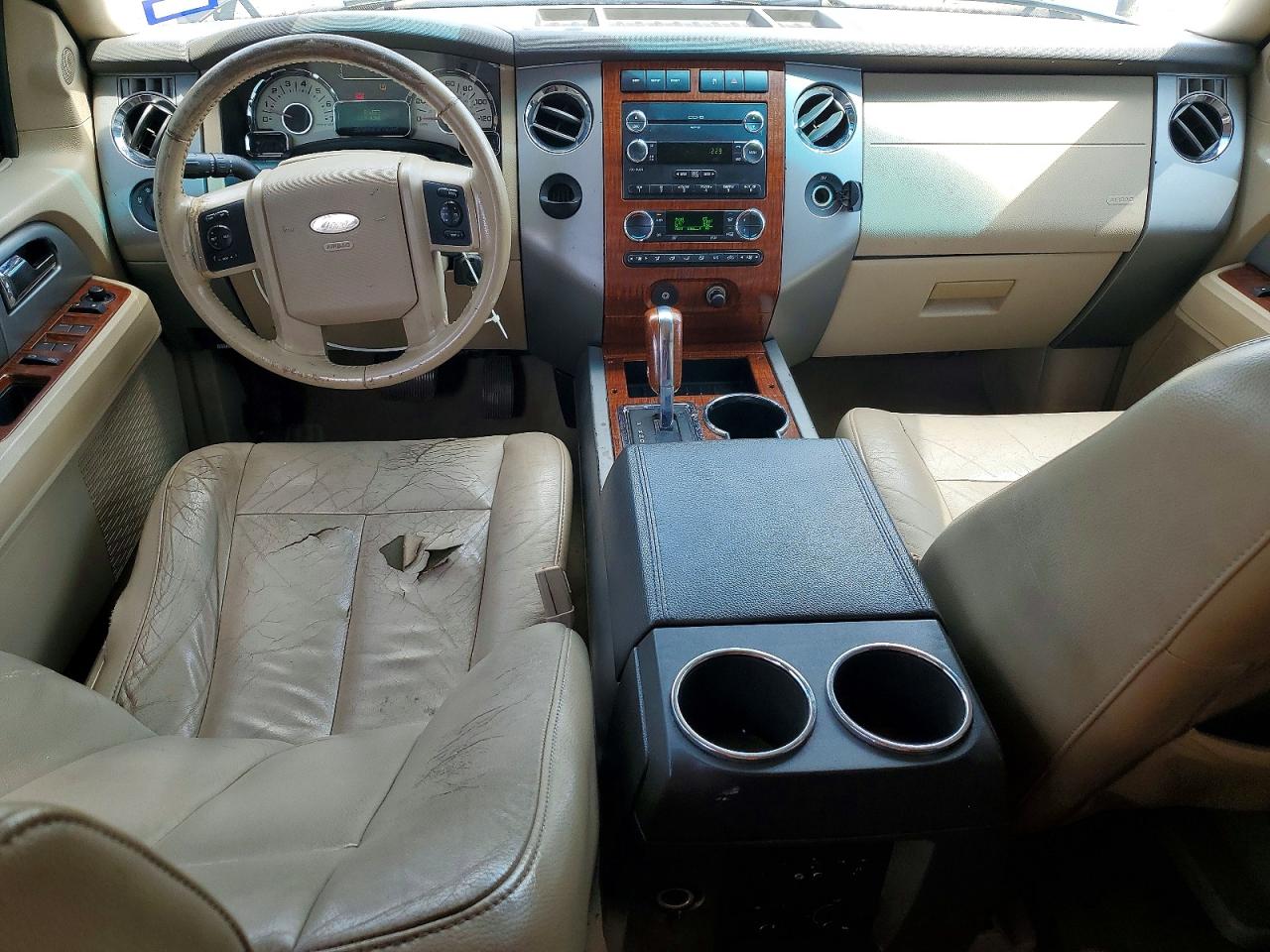 2008 Ford Expedition El Eddie Bauer Brown vin: 1FMFK17548LA77584