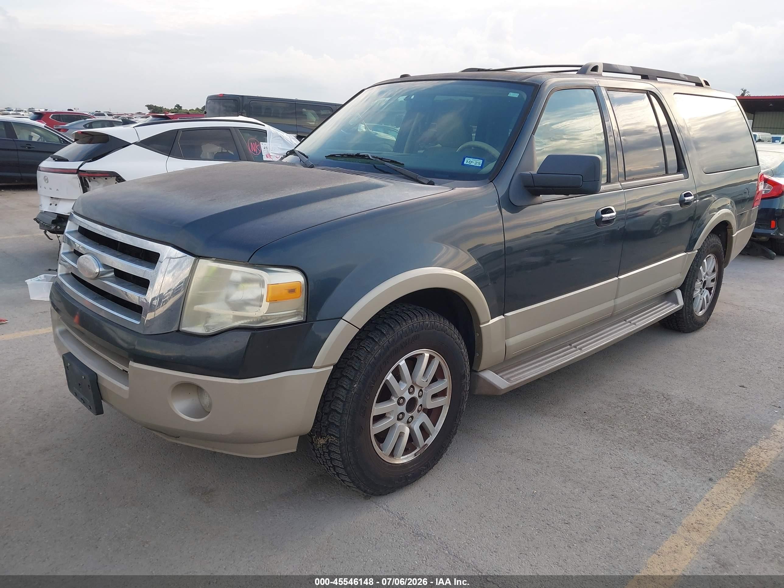 2009 Ford Expedition El Eddie Bauer/king Ranch Green vin: 1FMFK17559LA11207