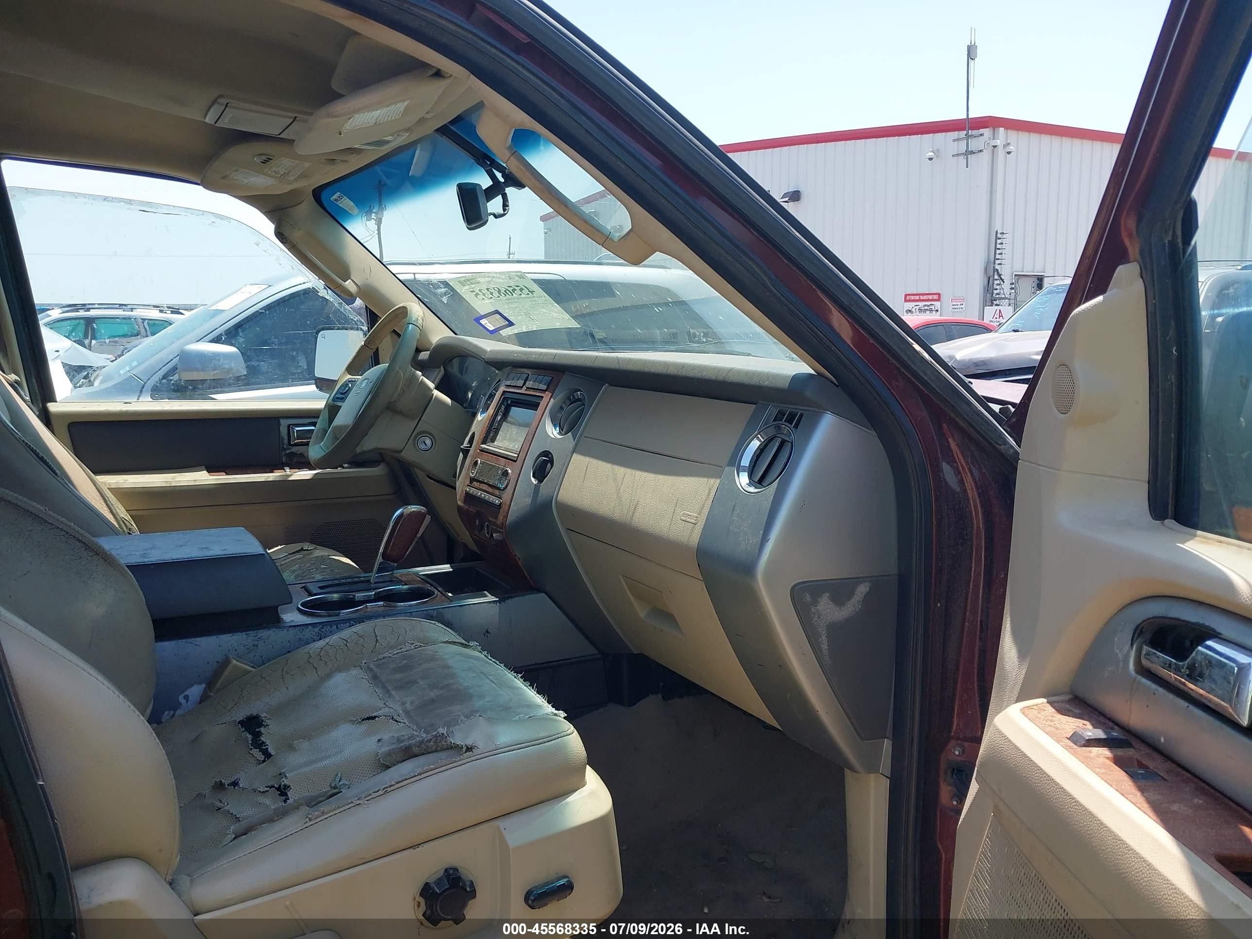 2008 Ford Expedition El Eddie Bauer Коричневый vin: 1FMFK17578LA56731