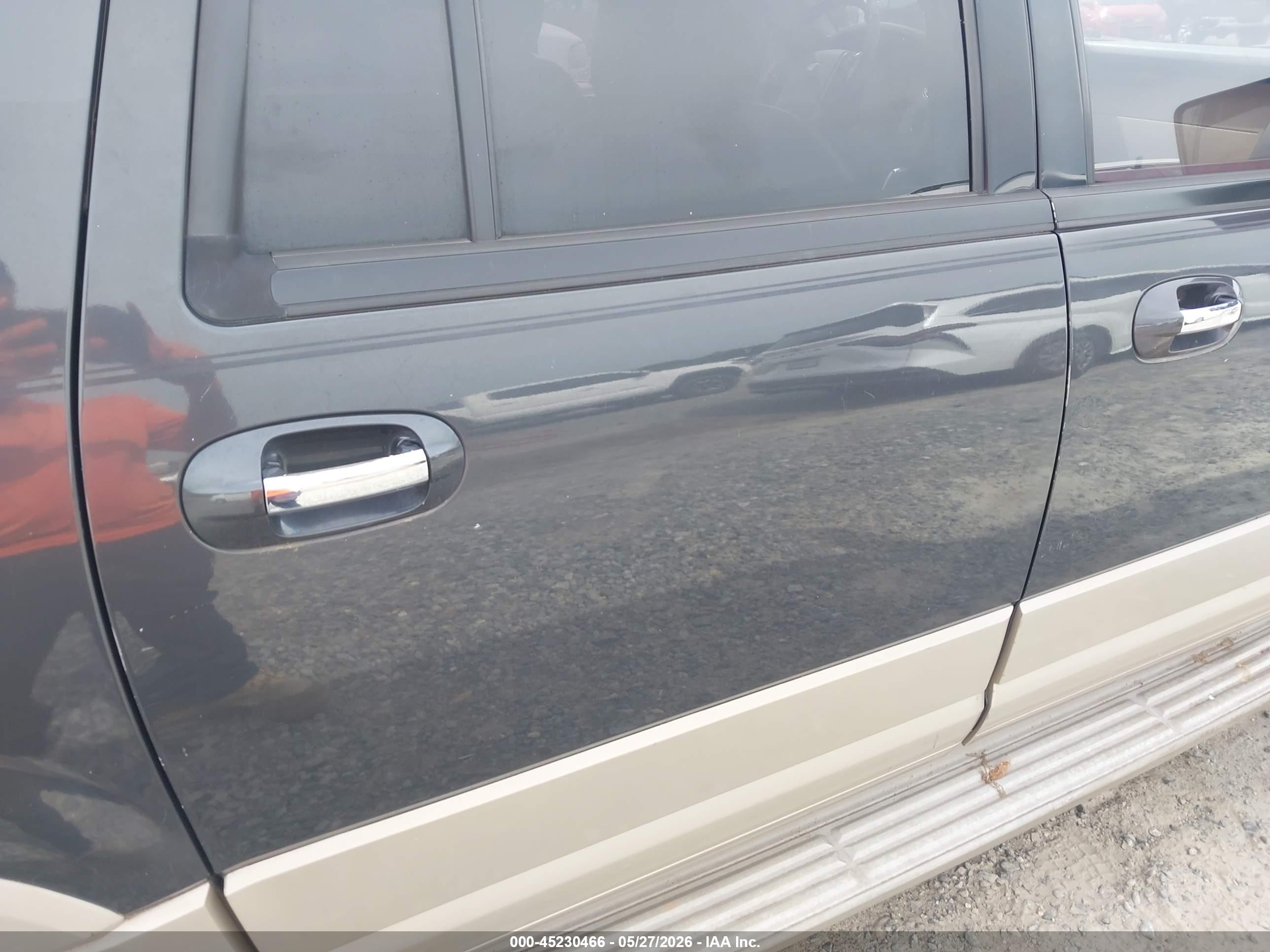 2007 Ford Expedition El Eddie Bauer Black vin: 1FMFK17587LA20688