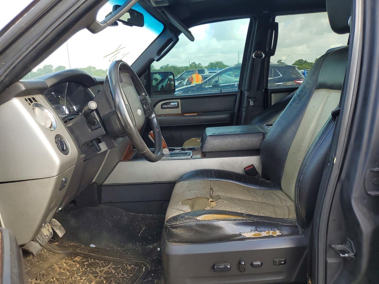 2007 Ford Expedition El Eddie Bauer Black vin: 1FMFK17597LA39699