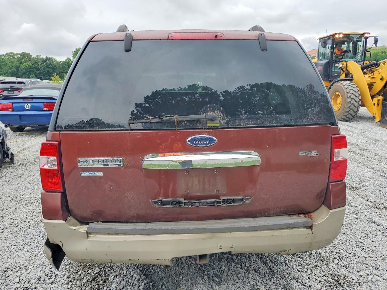 2008 Ford Expedition El Eddie Bauer Burgundy vin: 1FMFK17598LA43334