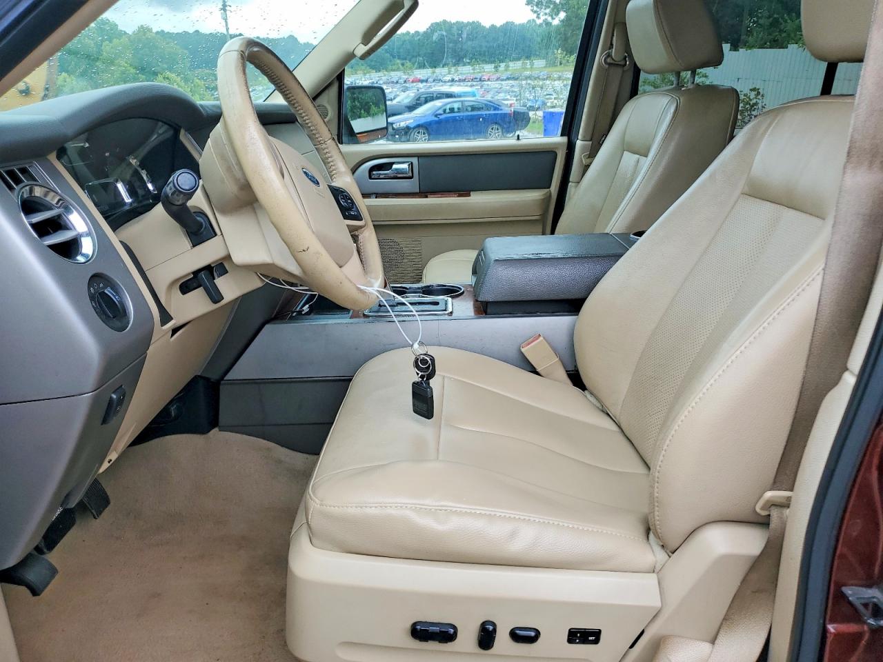 2008 Ford Expedition El Eddie Bauer Burgundy vin: 1FMFK17598LA43334