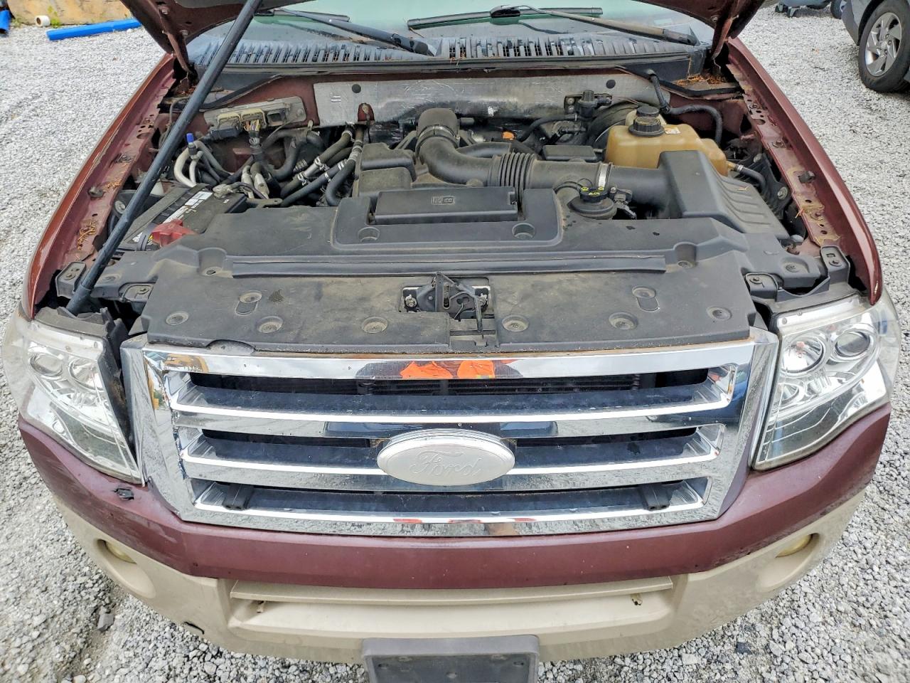 2008 Ford Expedition El Eddie Bauer Burgundy vin: 1FMFK17598LA43334
