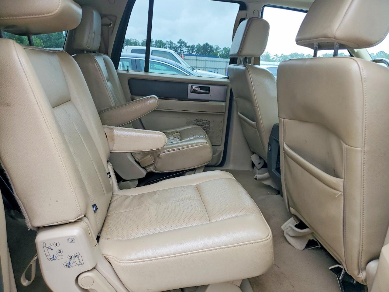 2008 Ford Expedition El Eddie Bauer Burgundy vin: 1FMFK17598LA43334
