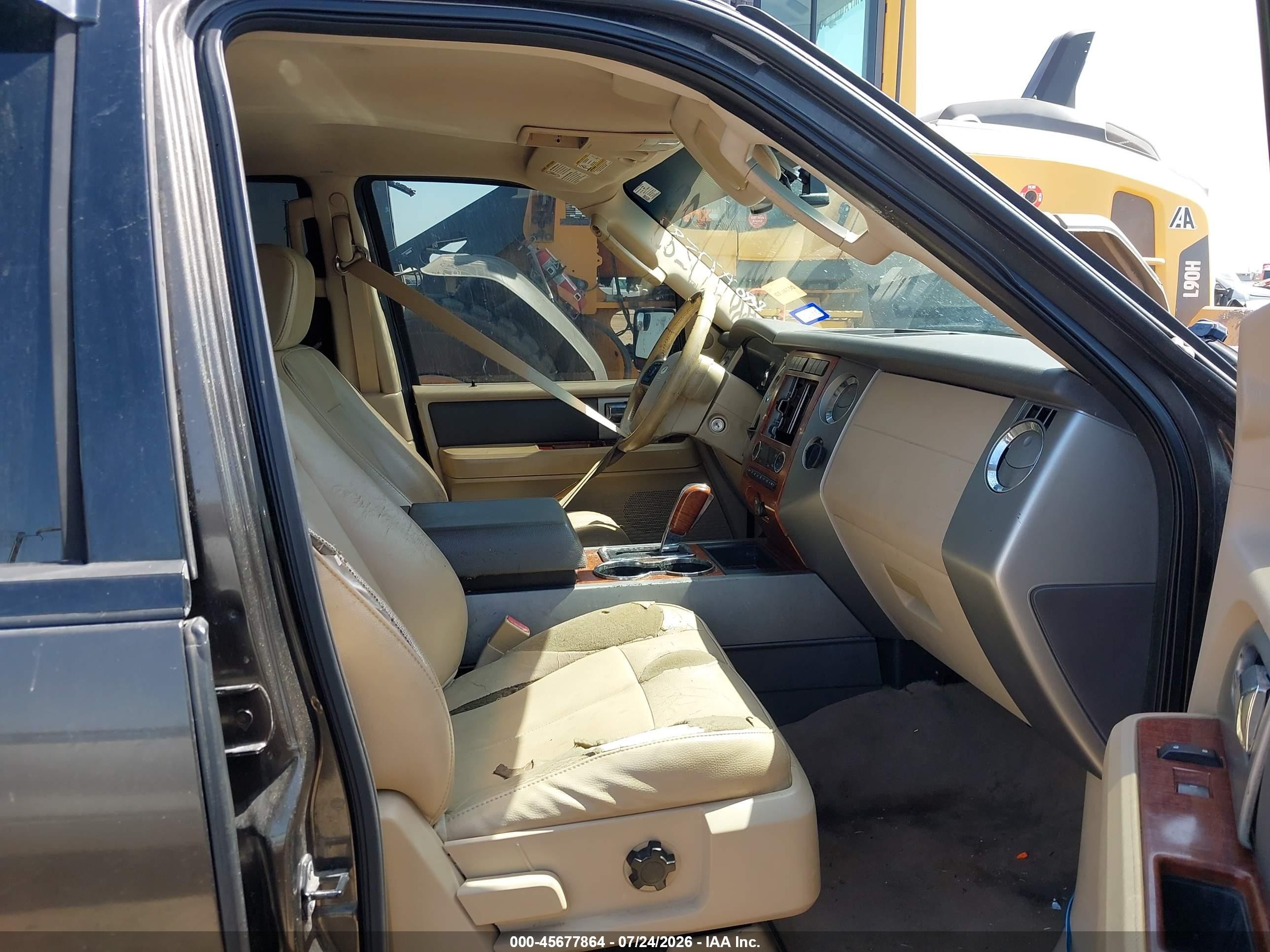 2008 Ford Expedition El Eddie Bauer/king Ranch Brown vin: 1FMFK175X8LA77587