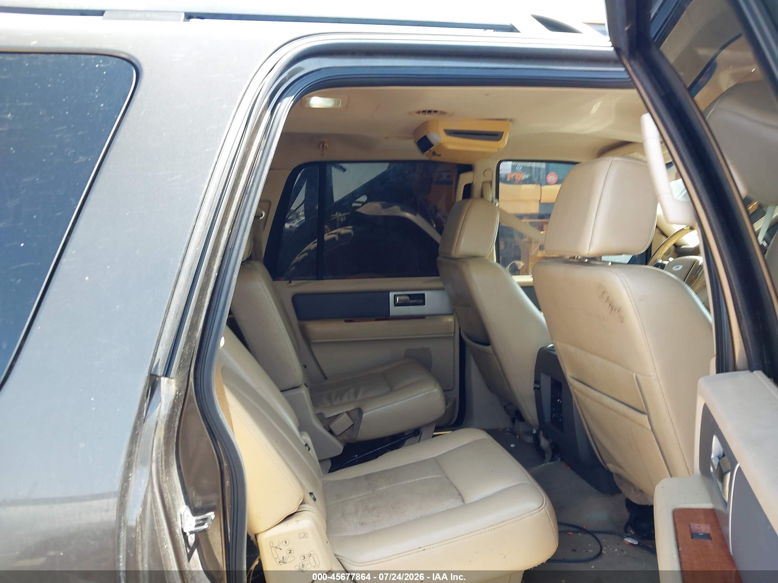 2008 Ford Expedition El Eddie Bauer/king Ranch Brown vin: 1FMFK175X8LA77587