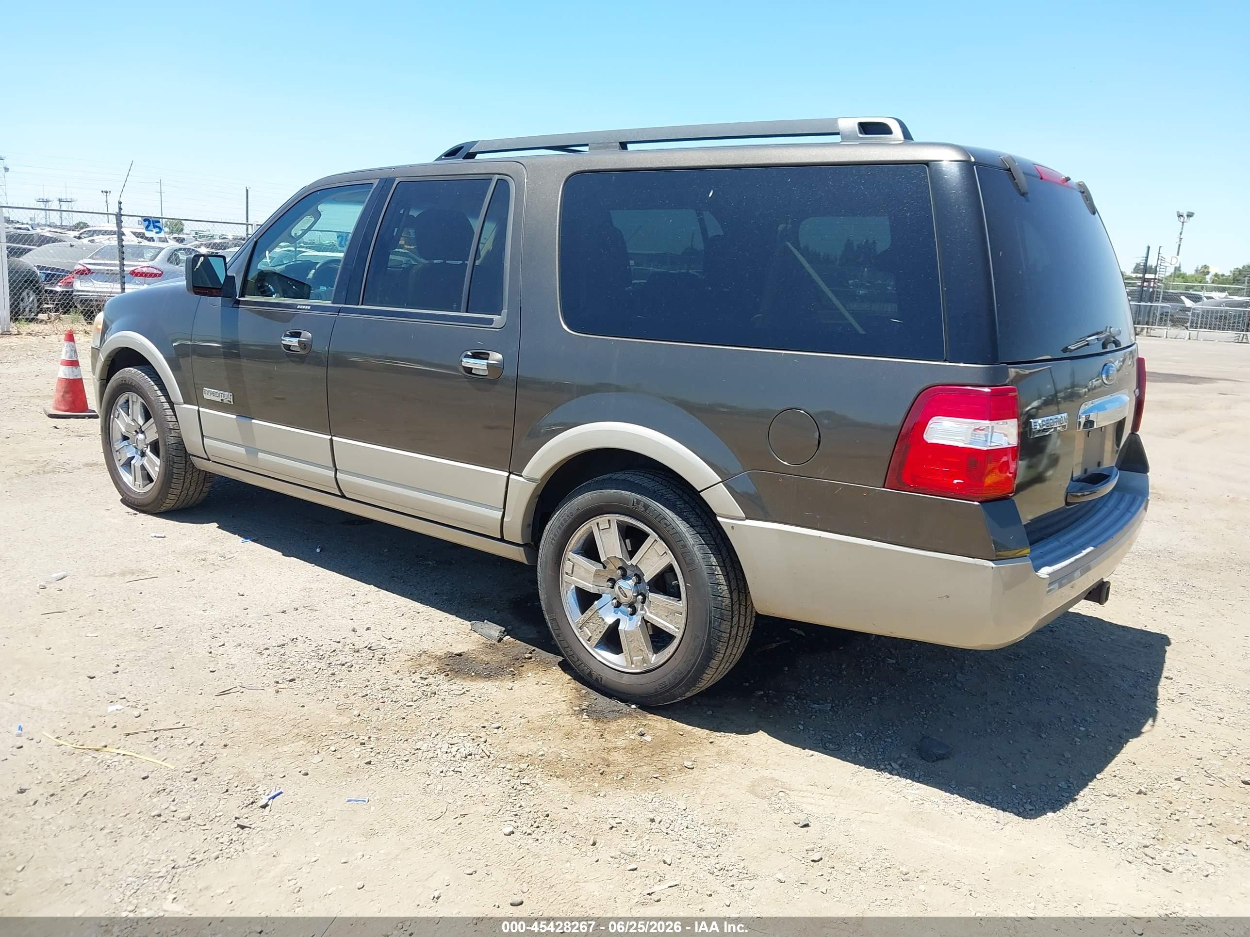 2008 Ford Expedition El Eddie Bauer/king Ranch Brown vin: 1FMFK18518LA47814
