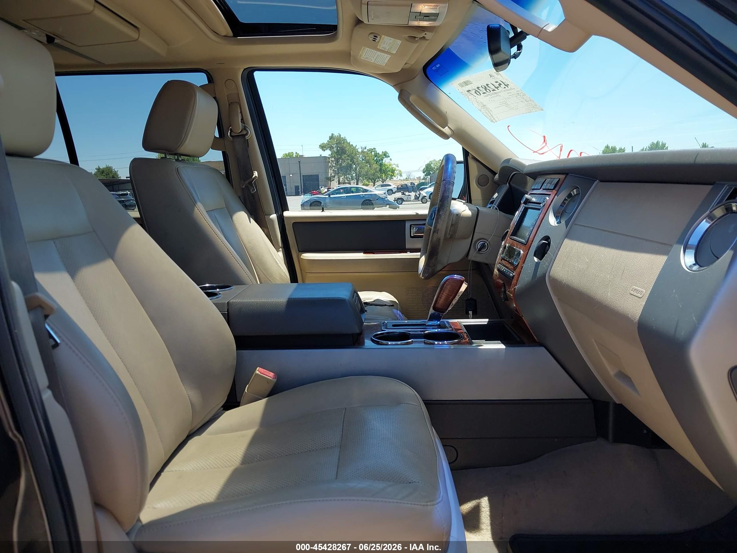 2008 Ford Expedition El Eddie Bauer/king Ranch Brown vin: 1FMFK18518LA47814