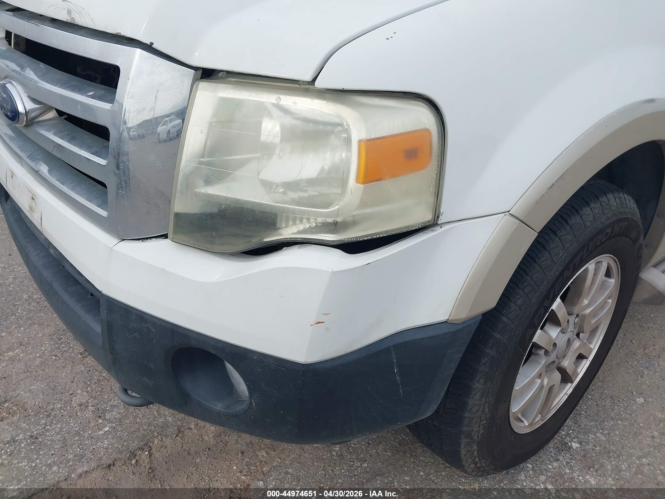 2009 Ford Expedition El Eddie Bauer/king Ranch Белый vin: 1FMFK18529EA78530