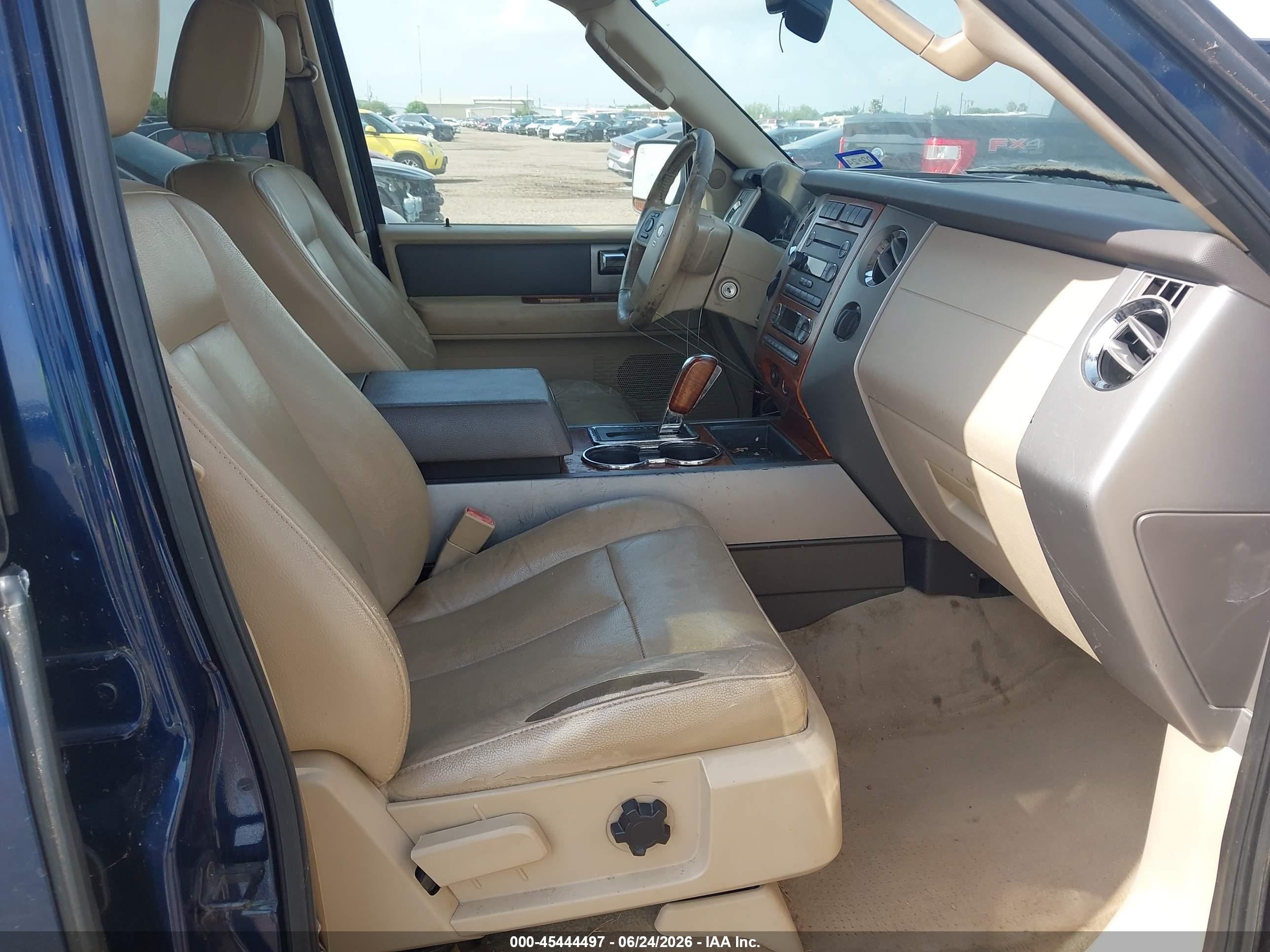 2008 Ford Expedition El Eddie Bauer/king Ranch Blue vin: 1FMFK18548LA54224