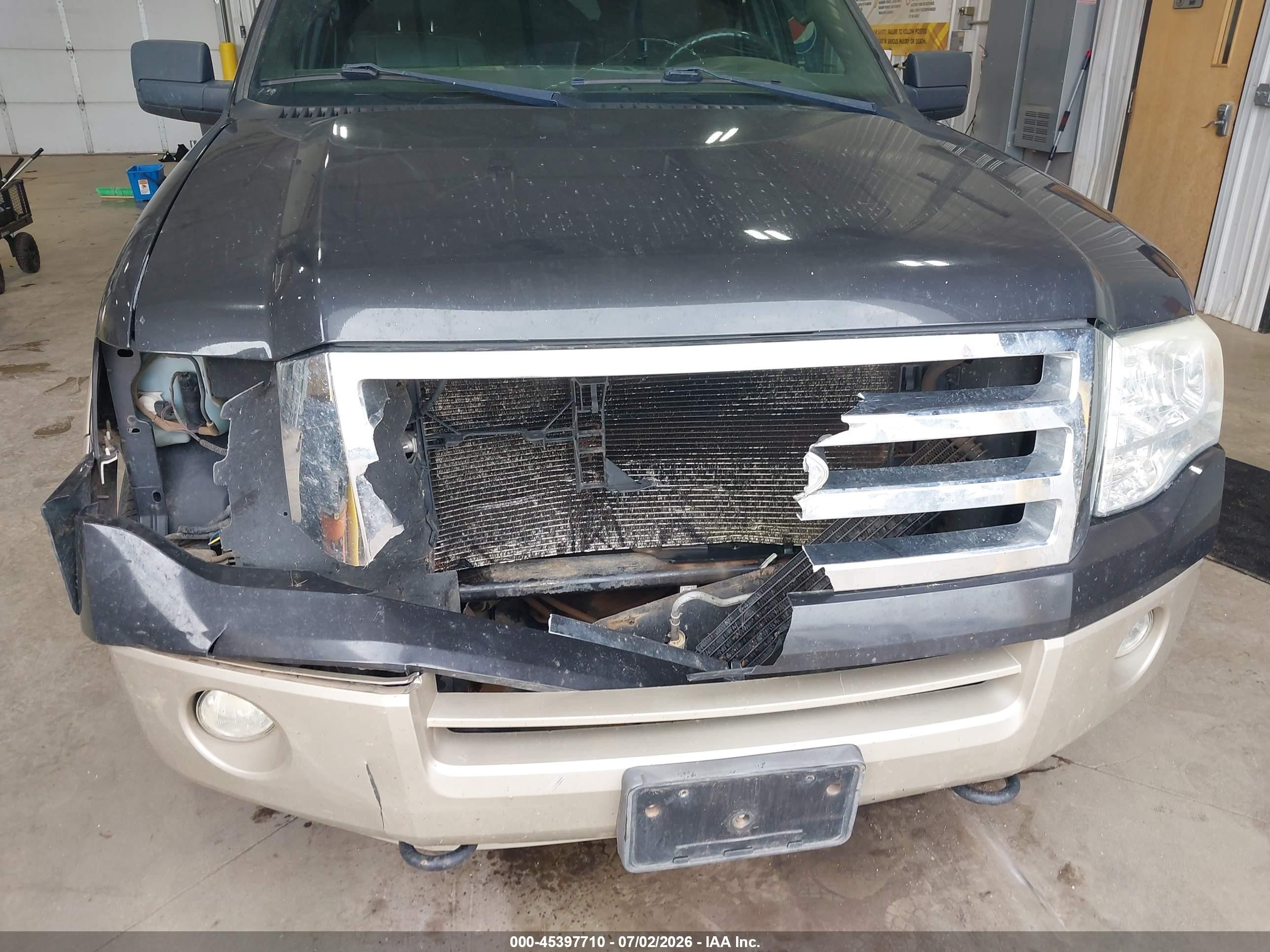 2007 Ford Expedition El Eddie Bauer Gray vin: 1FMFK18557LA37625