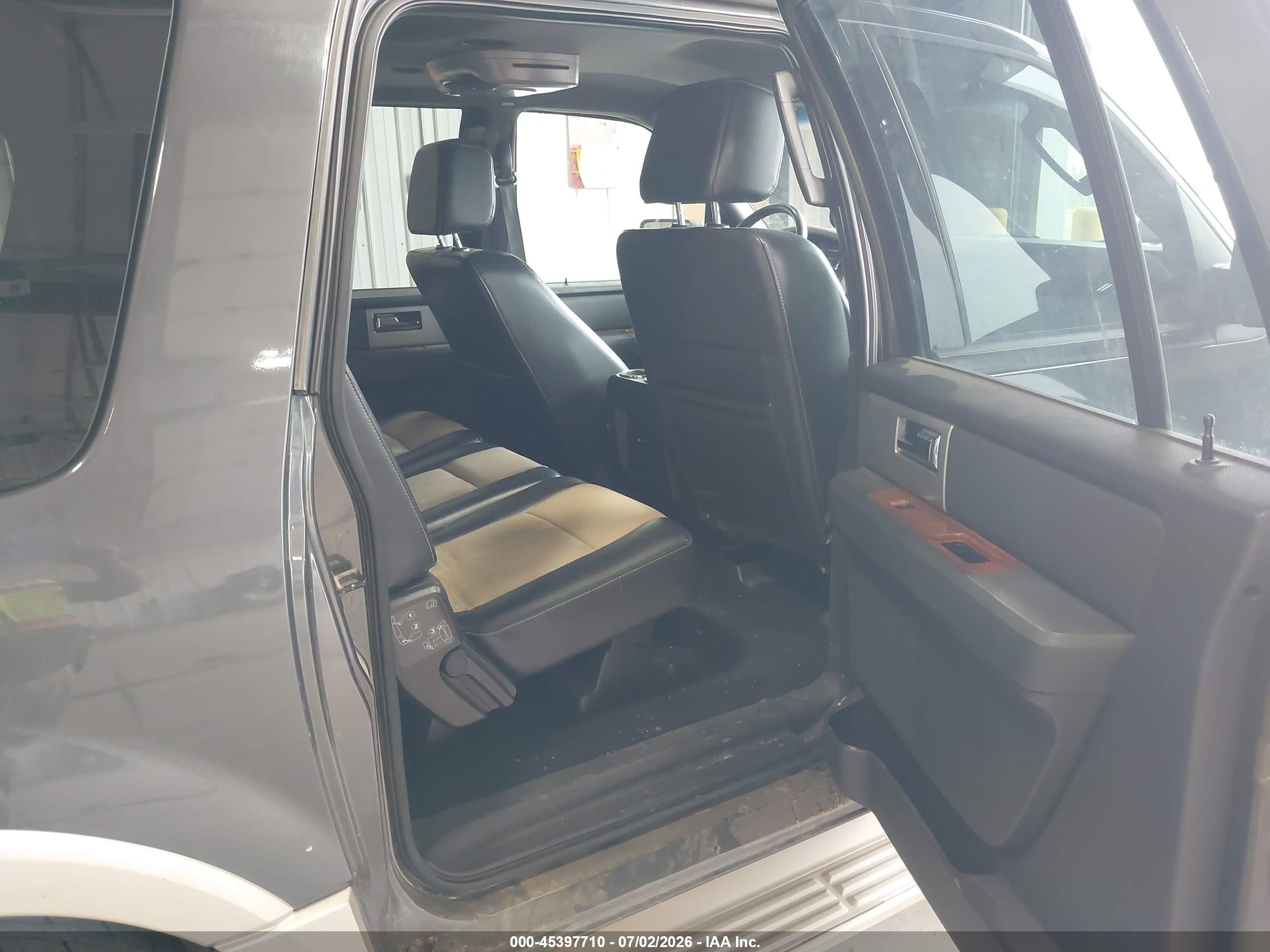 2007 Ford Expedition El Eddie Bauer Gray vin: 1FMFK18557LA37625