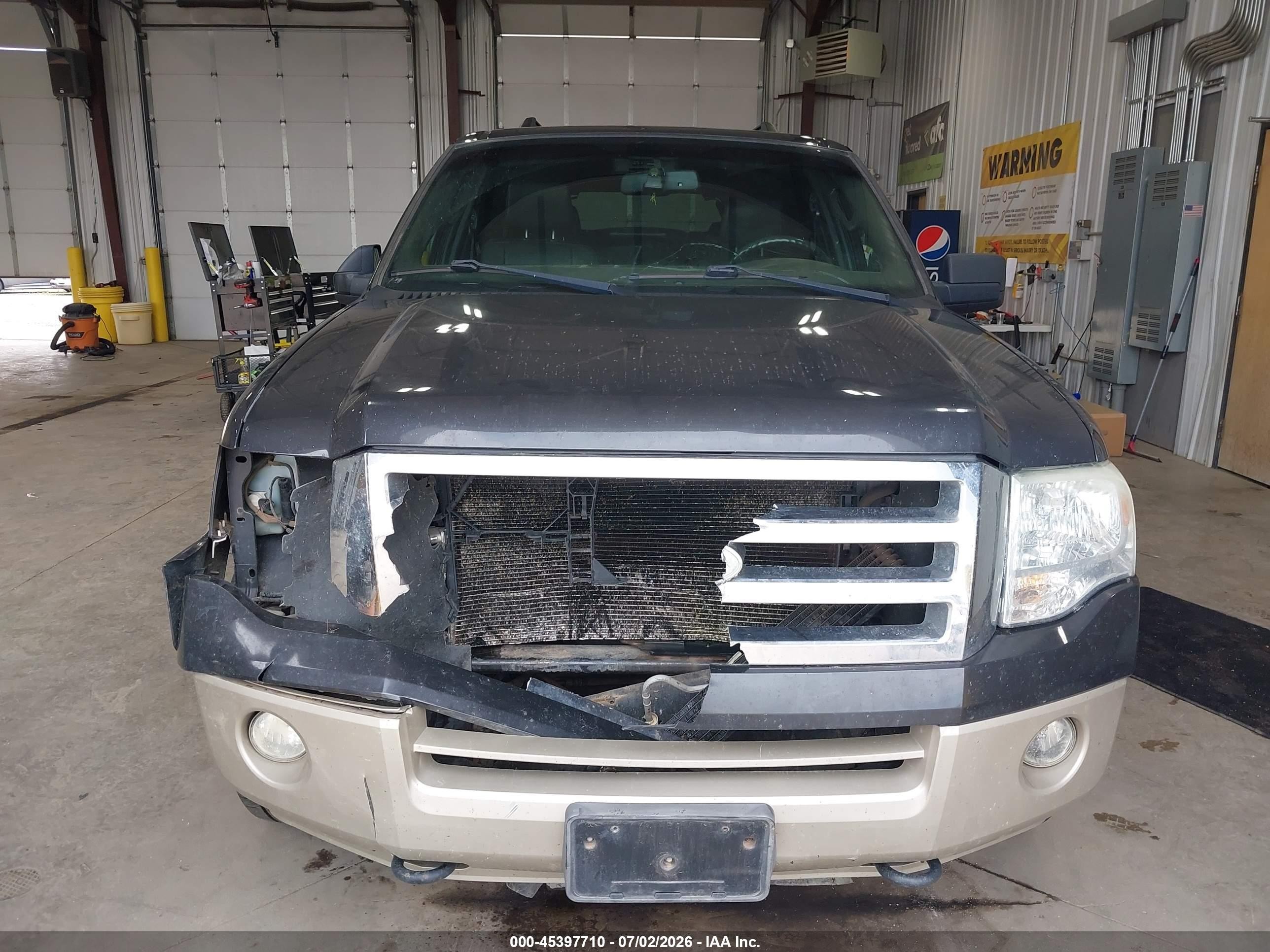 2007 Ford Expedition El Eddie Bauer Gray vin: 1FMFK18557LA37625