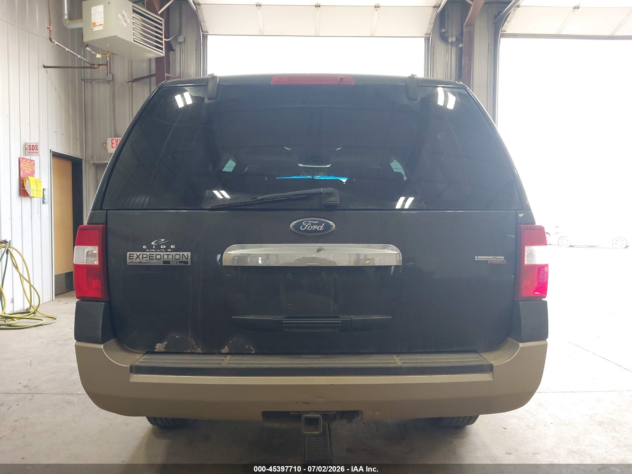 2007 Ford Expedition El Eddie Bauer Gray vin: 1FMFK18557LA37625