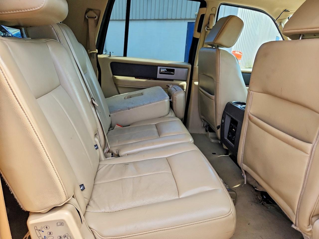 2008 Ford Expedition El Eddie Bauer Blue vin: 1FMFK18558LA81271