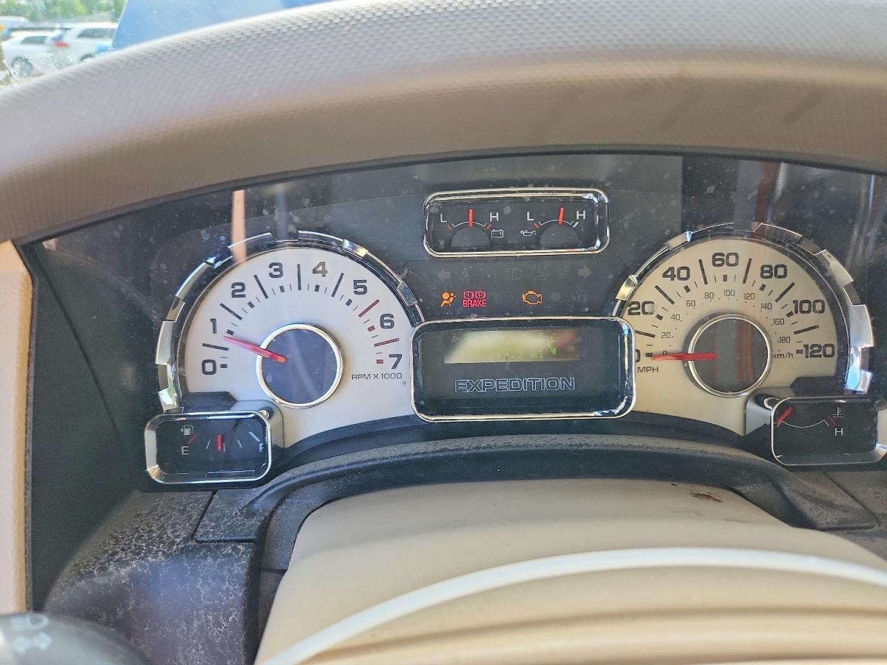 2008 Ford Expedition El Eddie Bauer Blue vin: 1FMFK18558LA81271