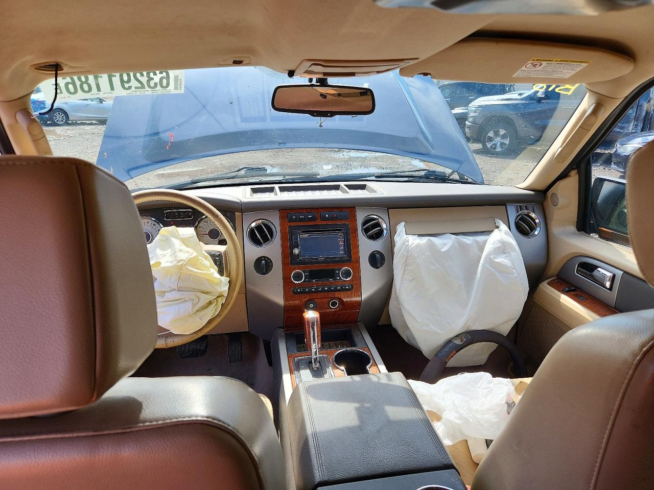 2008 Ford Expedition El Eddie Bauer Blue vin: 1FMFK18558LA81271