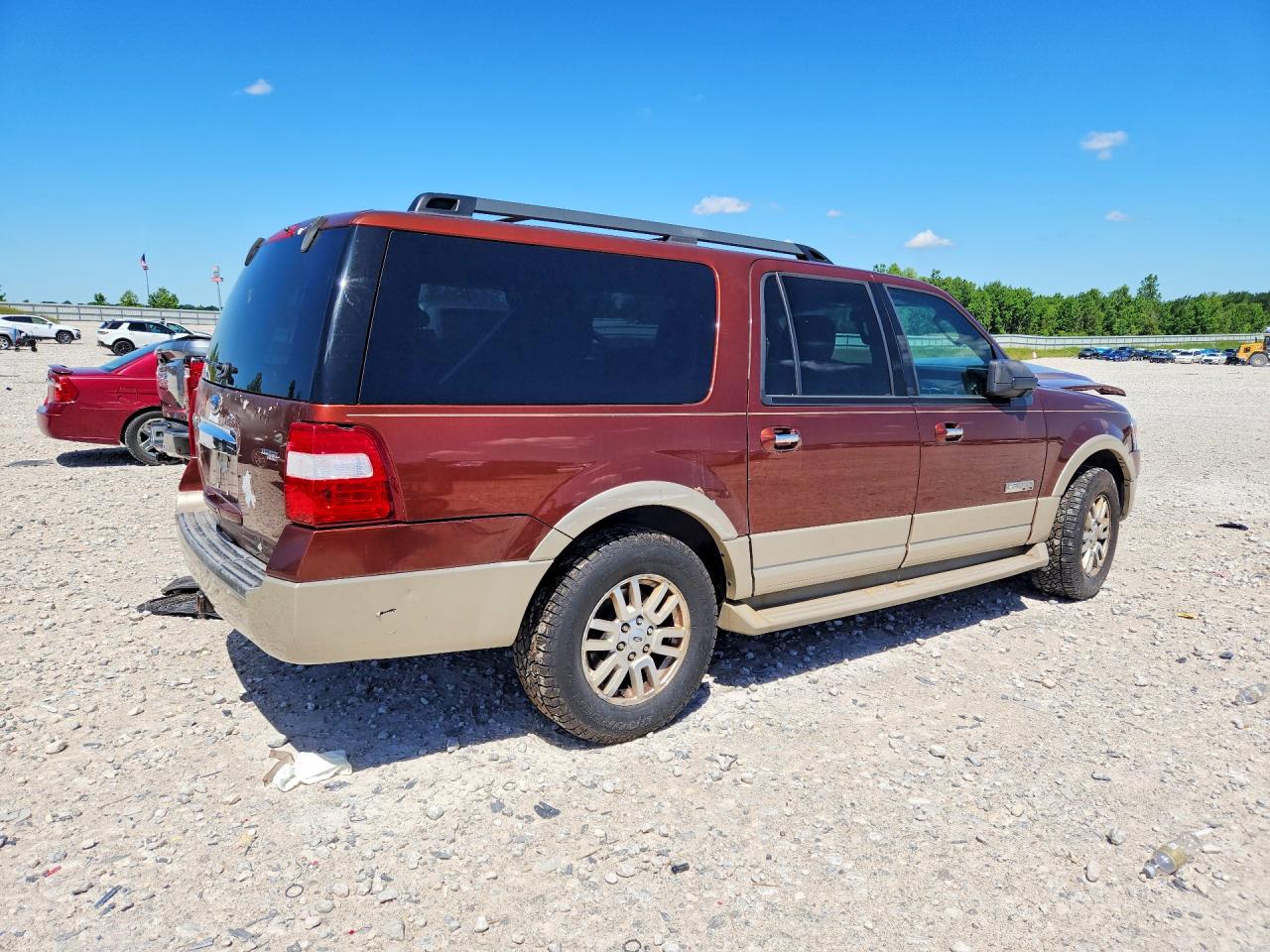 2007 Ford Expedition El Eddie Bauer Two Tone vin: 1FMFK18567LA15052