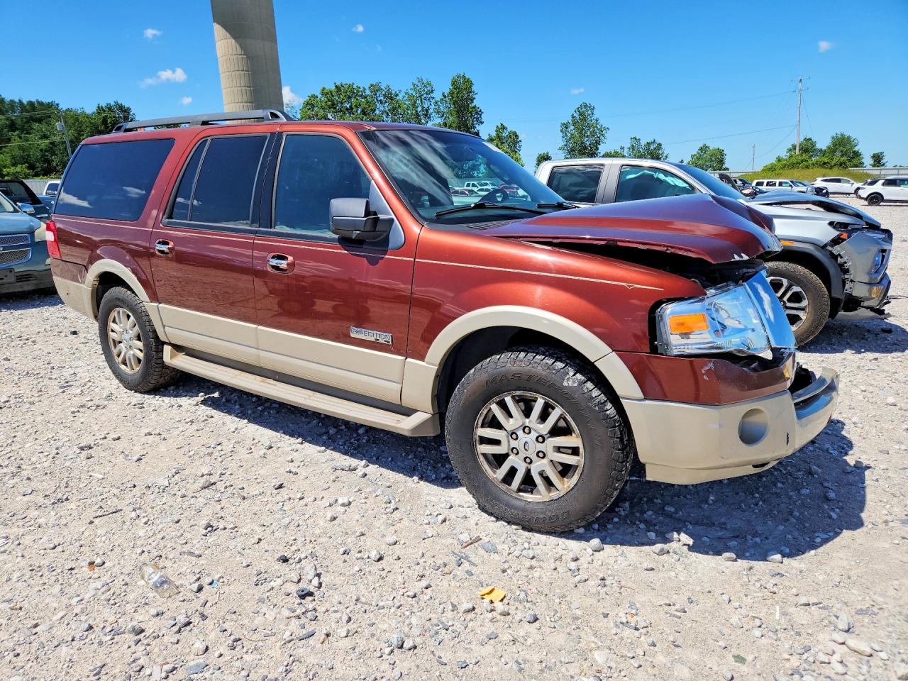 2007 Ford Expedition El Eddie Bauer Two Tone vin: 1FMFK18567LA15052