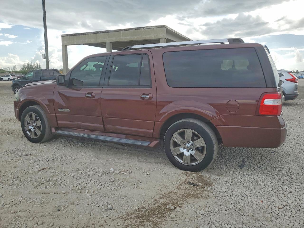 2007 Ford Expedition El Limited Коричневый vin: 1FMFK19537LA44605