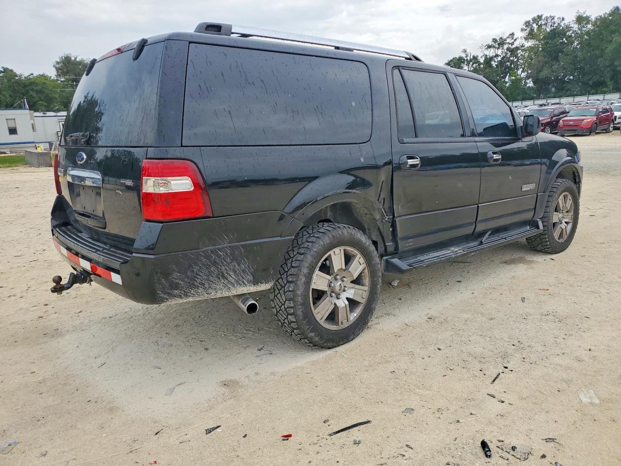 2007 Ford Expedition El Limited Black vin: 1FMFK19547LA00984