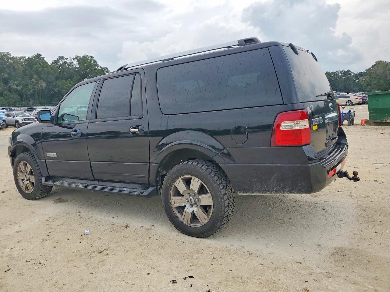 2007 Ford Expedition El Limited Black vin: 1FMFK19547LA00984