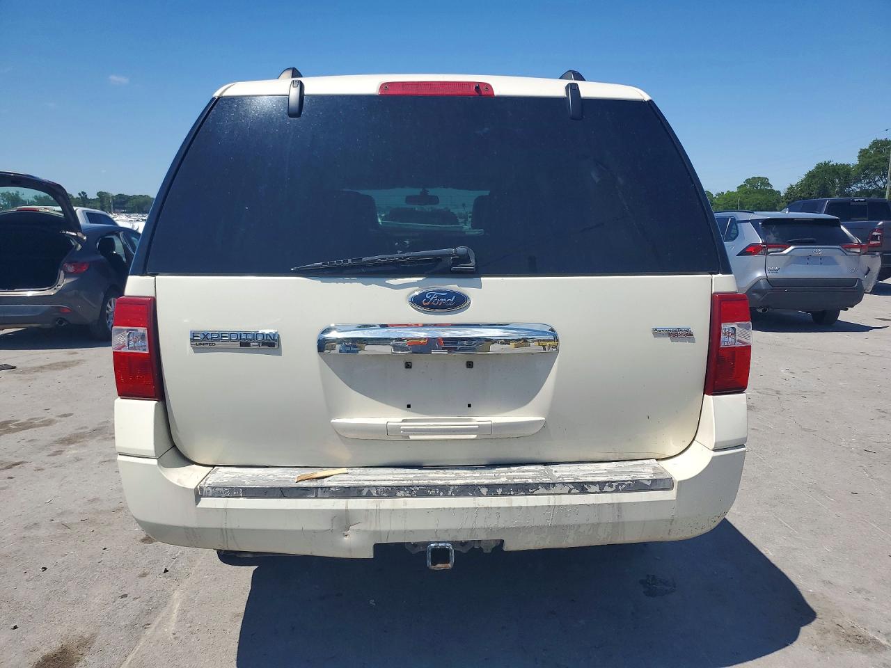 2007 Ford Expedition El Limited White vin: 1FMFK19547LA09037