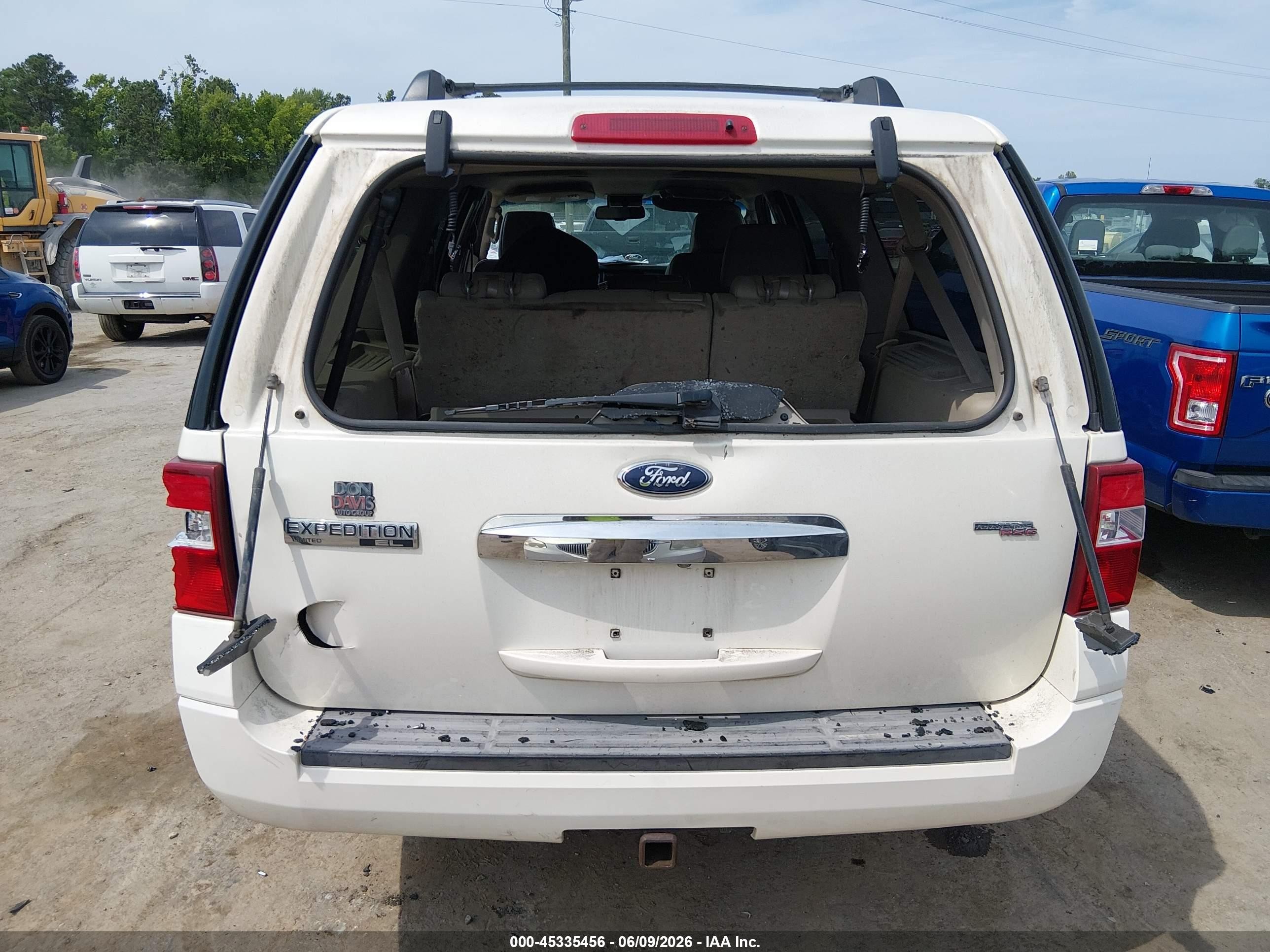 2008 Ford Expedition El Limited Белый vin: 1FMFK19558LA27774