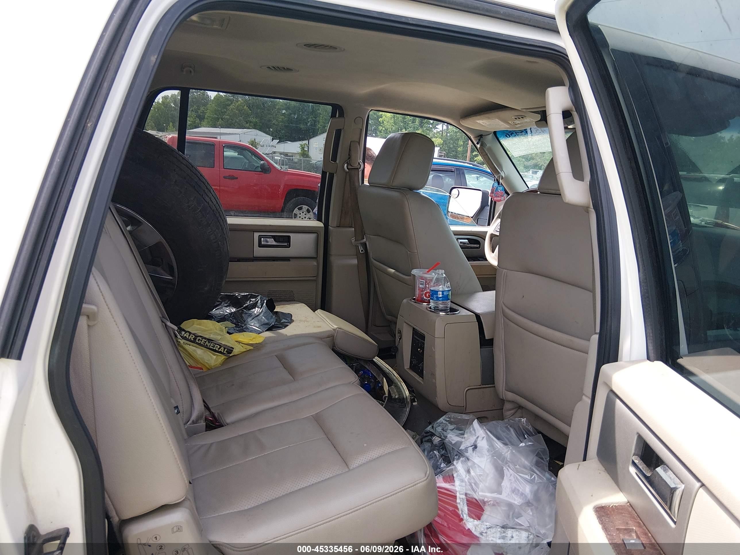 2008 Ford Expedition El Limited Белый vin: 1FMFK19558LA27774