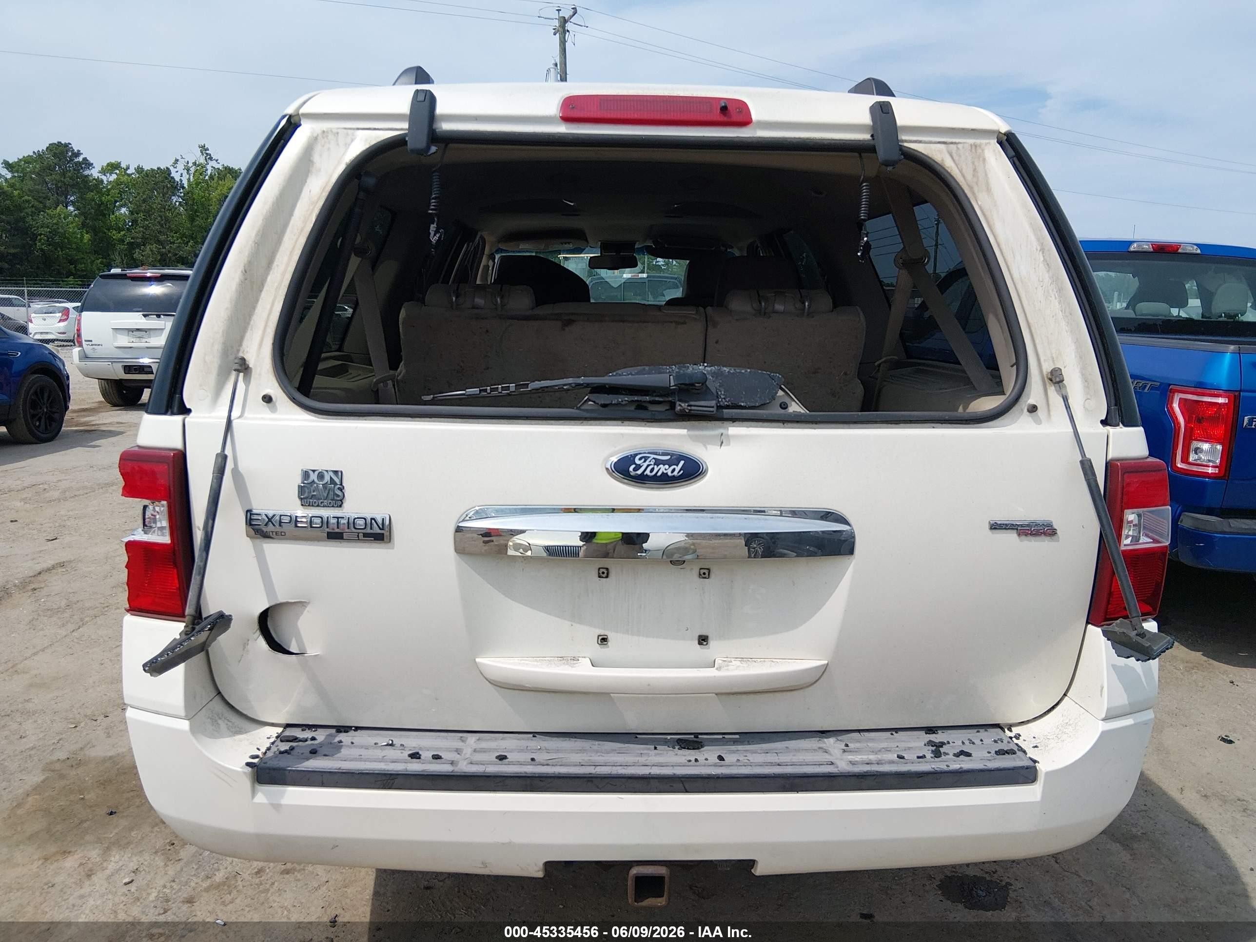2008 Ford Expedition El Limited Белый vin: 1FMFK19558LA27774
