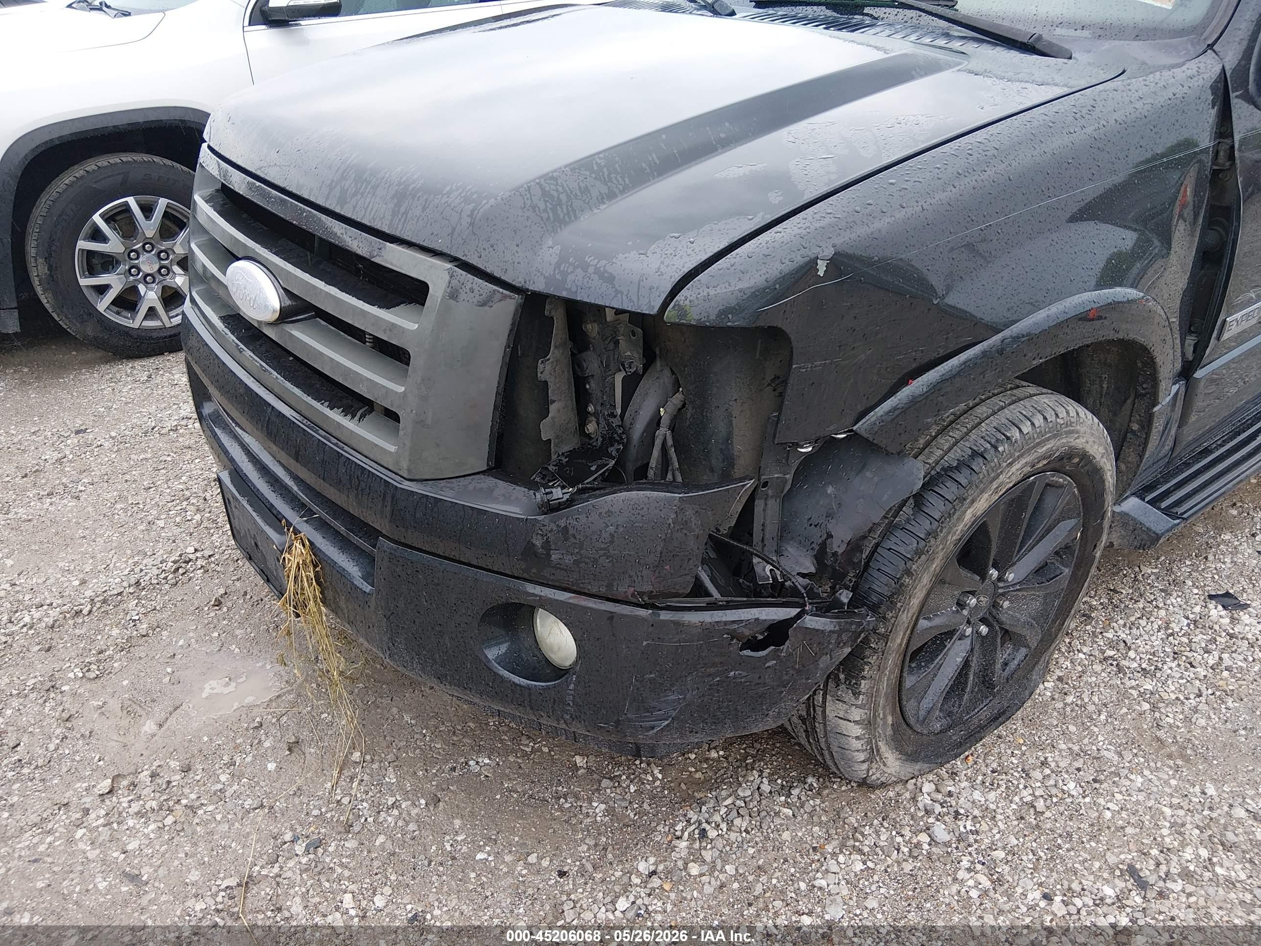 2007 Ford Expedition El Limited Black vin: 1FMFK19587LA90267