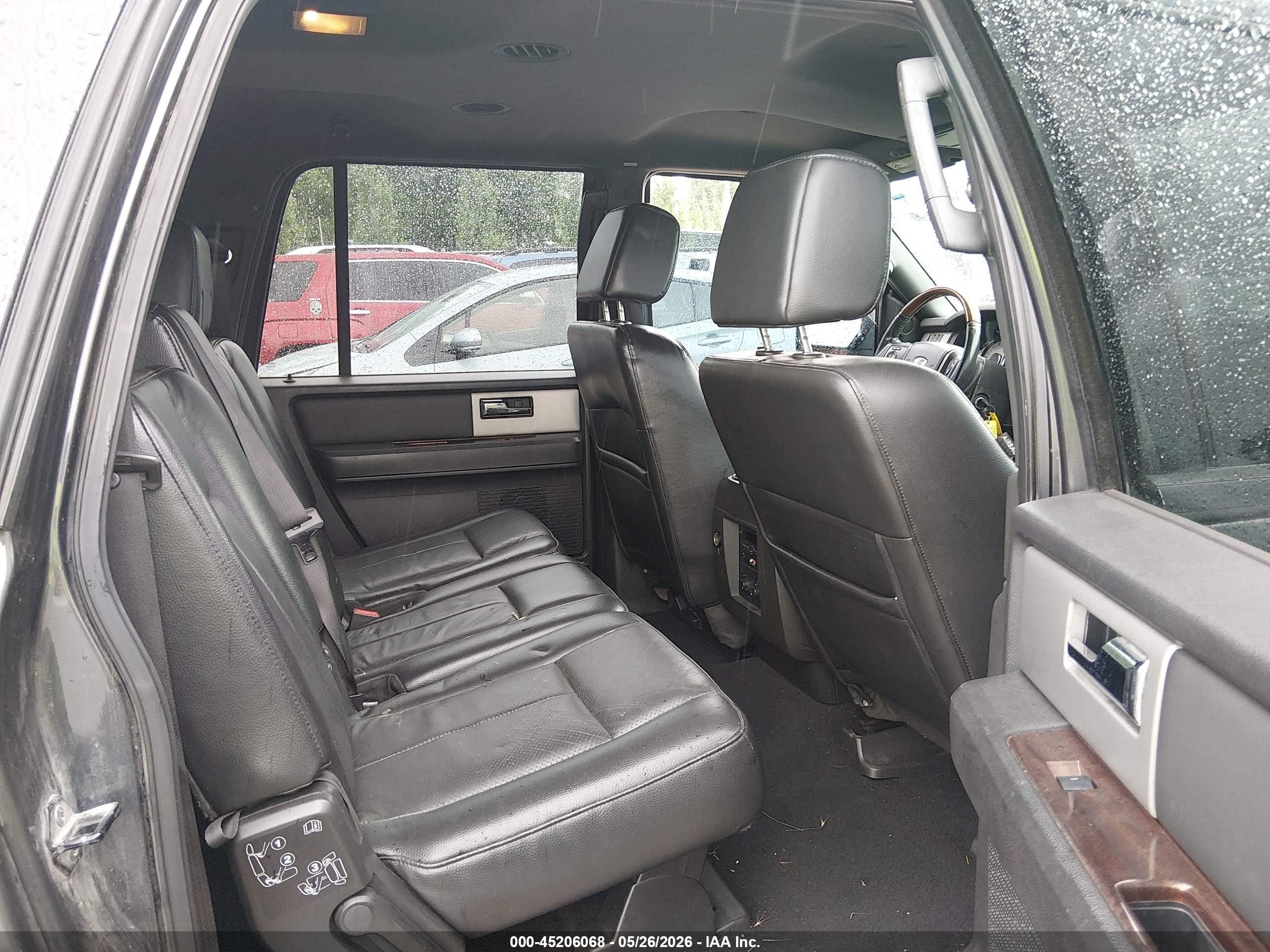 2007 Ford Expedition El Limited Black vin: 1FMFK19587LA90267