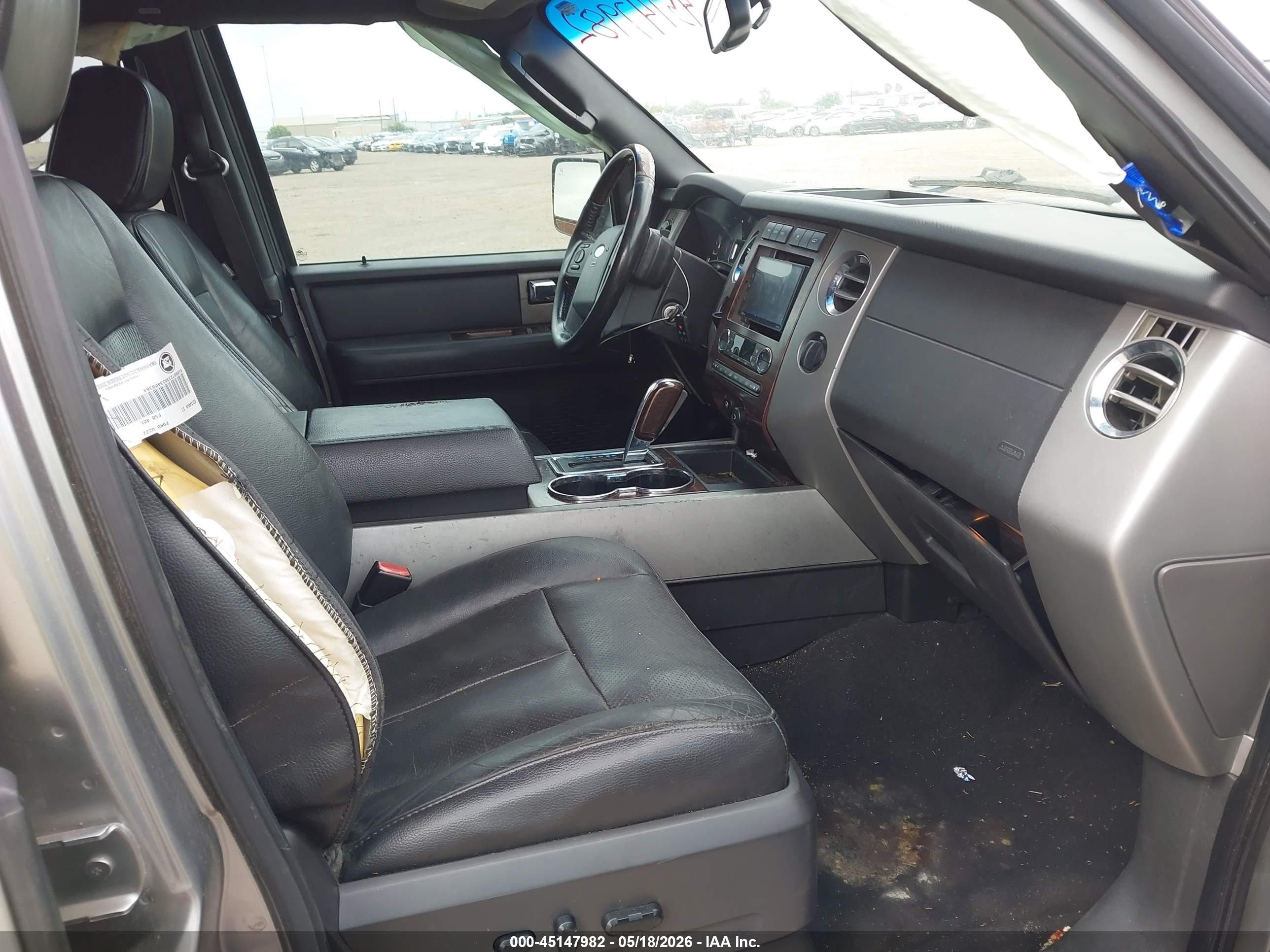 2008 Ford Expedition El Limited Серый vin: 1FMFK19588LA11620