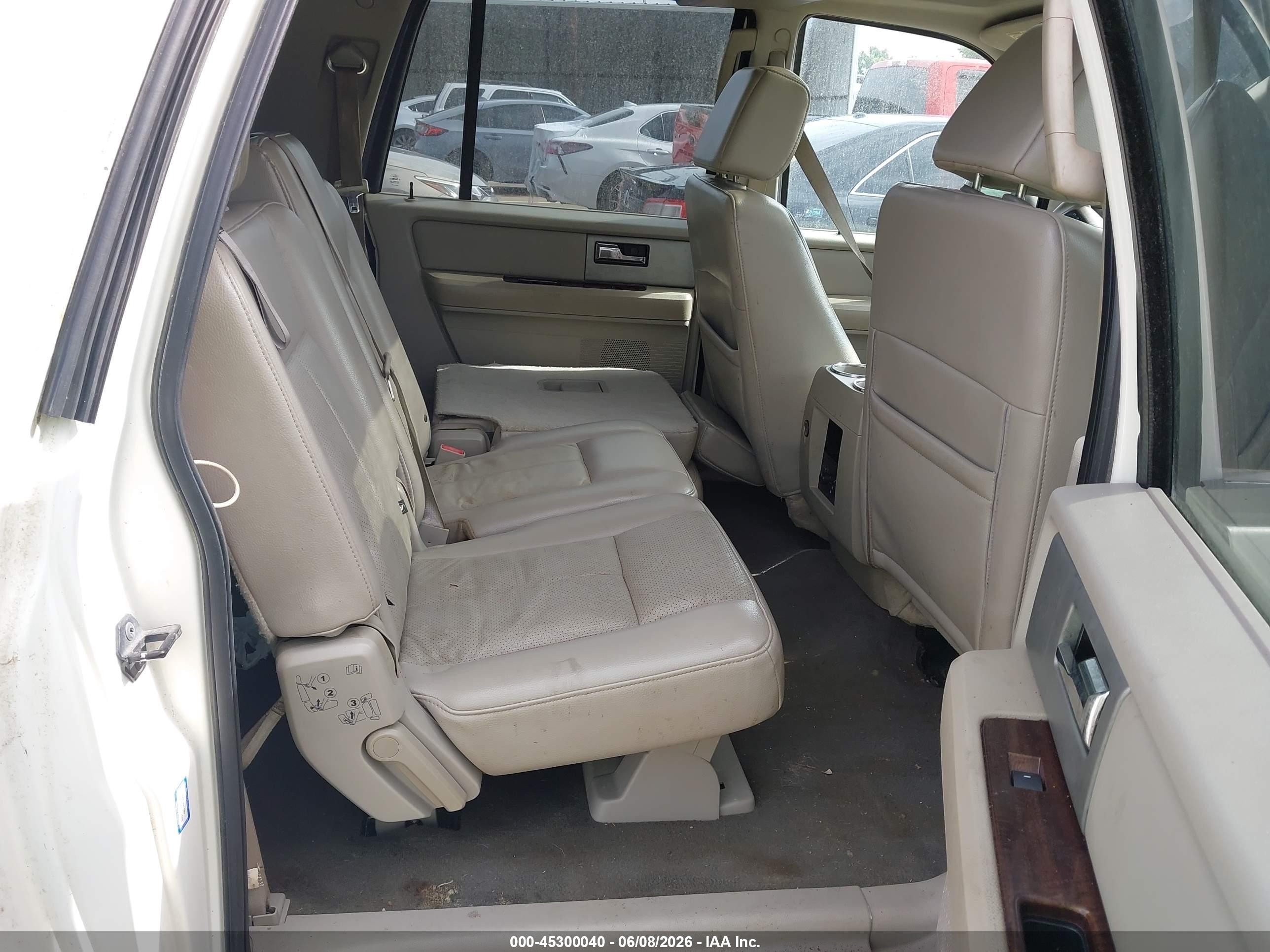 2008 Ford Expedition El Limited White vin: 1FMFK19598LA05065