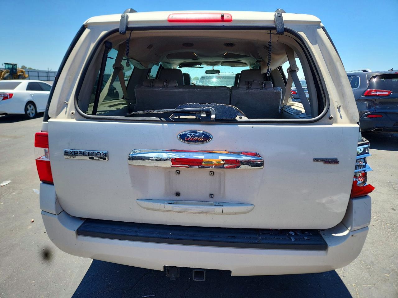 2007 Ford Expedition El Limited White vin: 1FMFK195X7LA44911