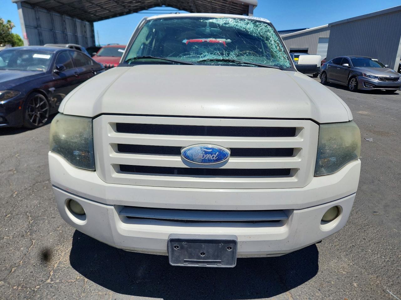 2007 Ford Expedition El Limited White vin: 1FMFK195X7LA44911