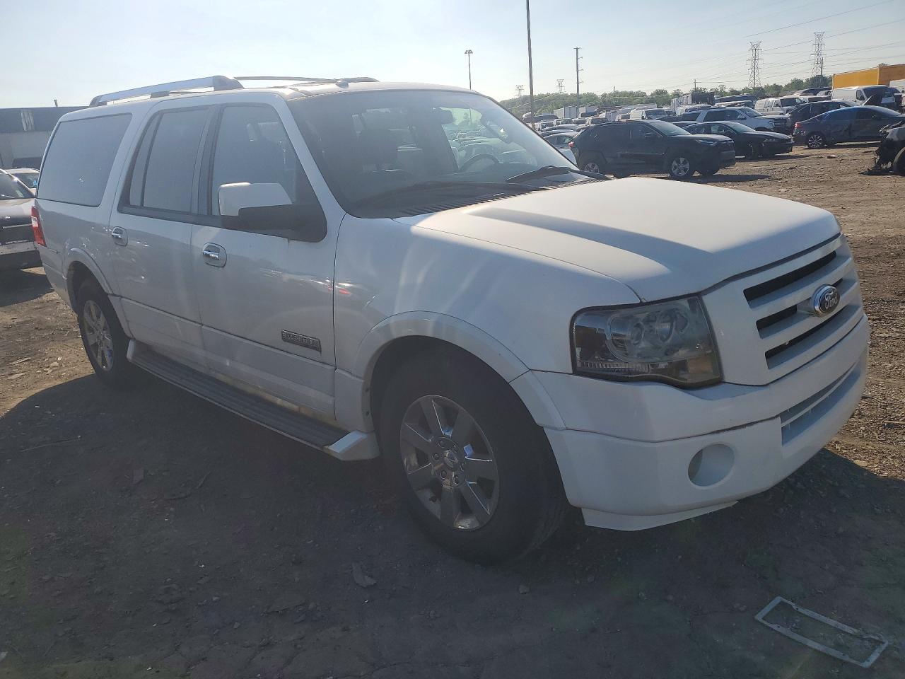 2008 Ford Expedition El Limited Белый vin: 1FMFK20508LA14272