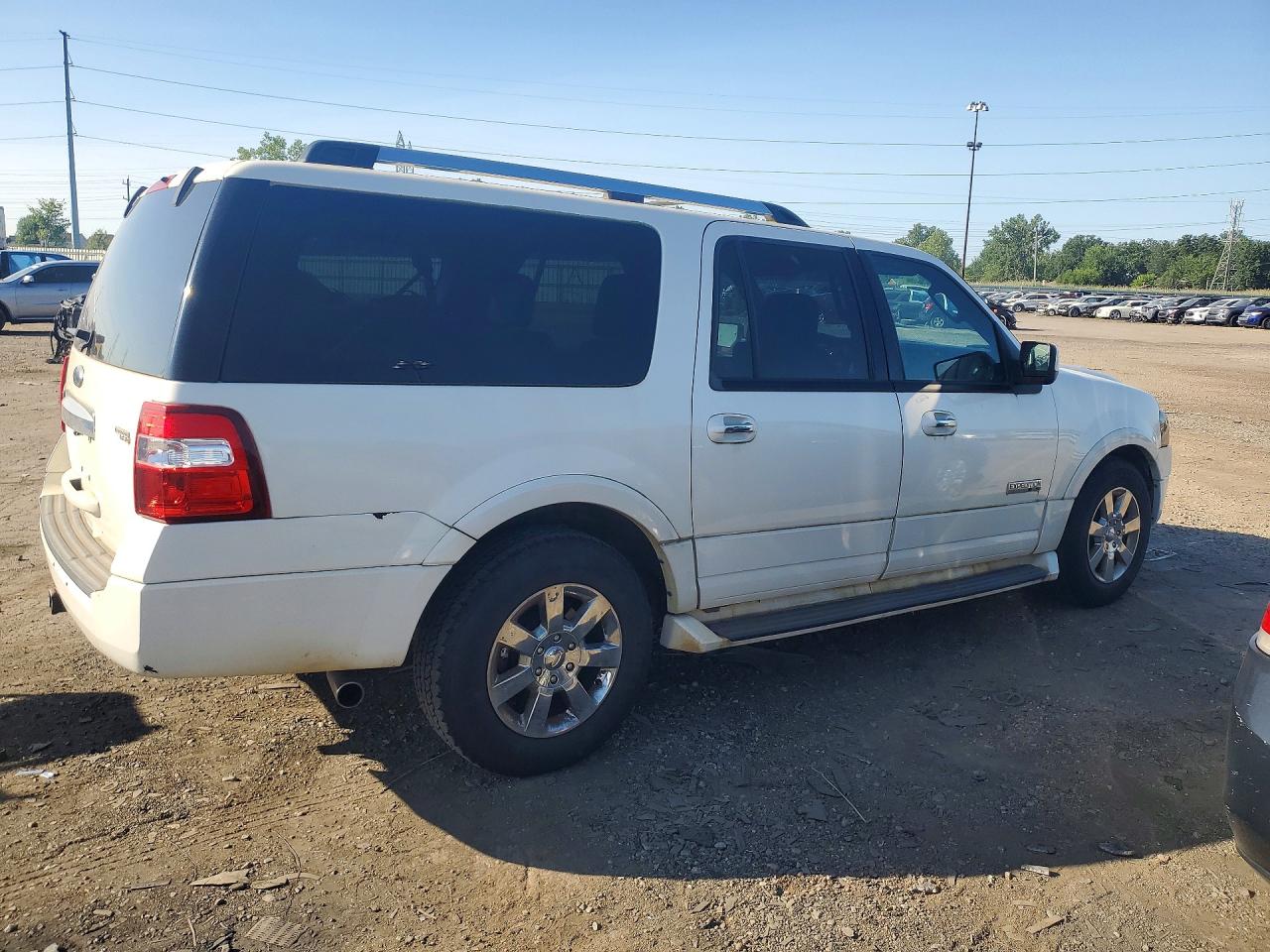 2008 Ford Expedition El Limited Белый vin: 1FMFK20508LA14272