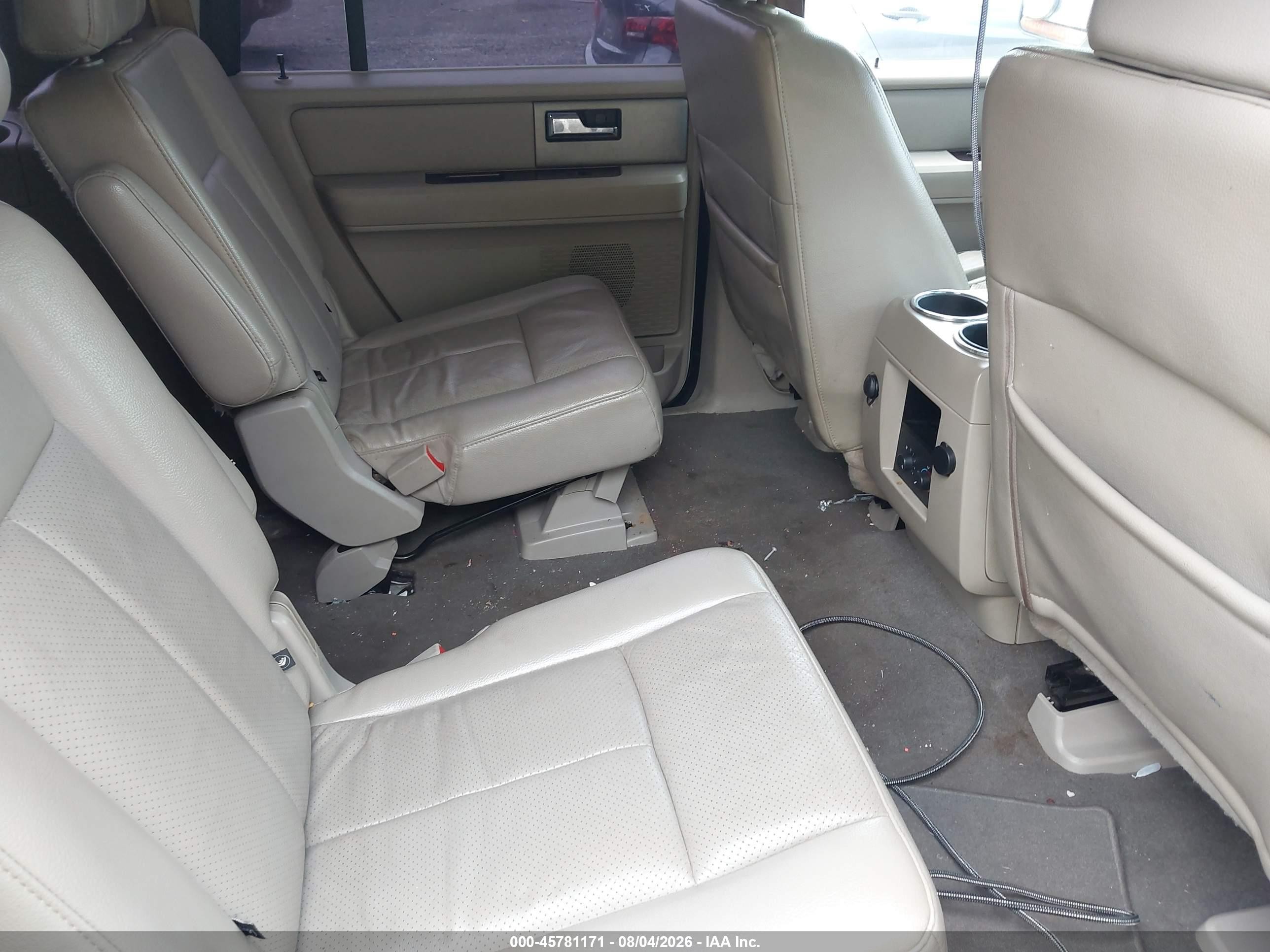 2007 Ford Expedition El Limited White vin: 1FMFK20517LA31807
