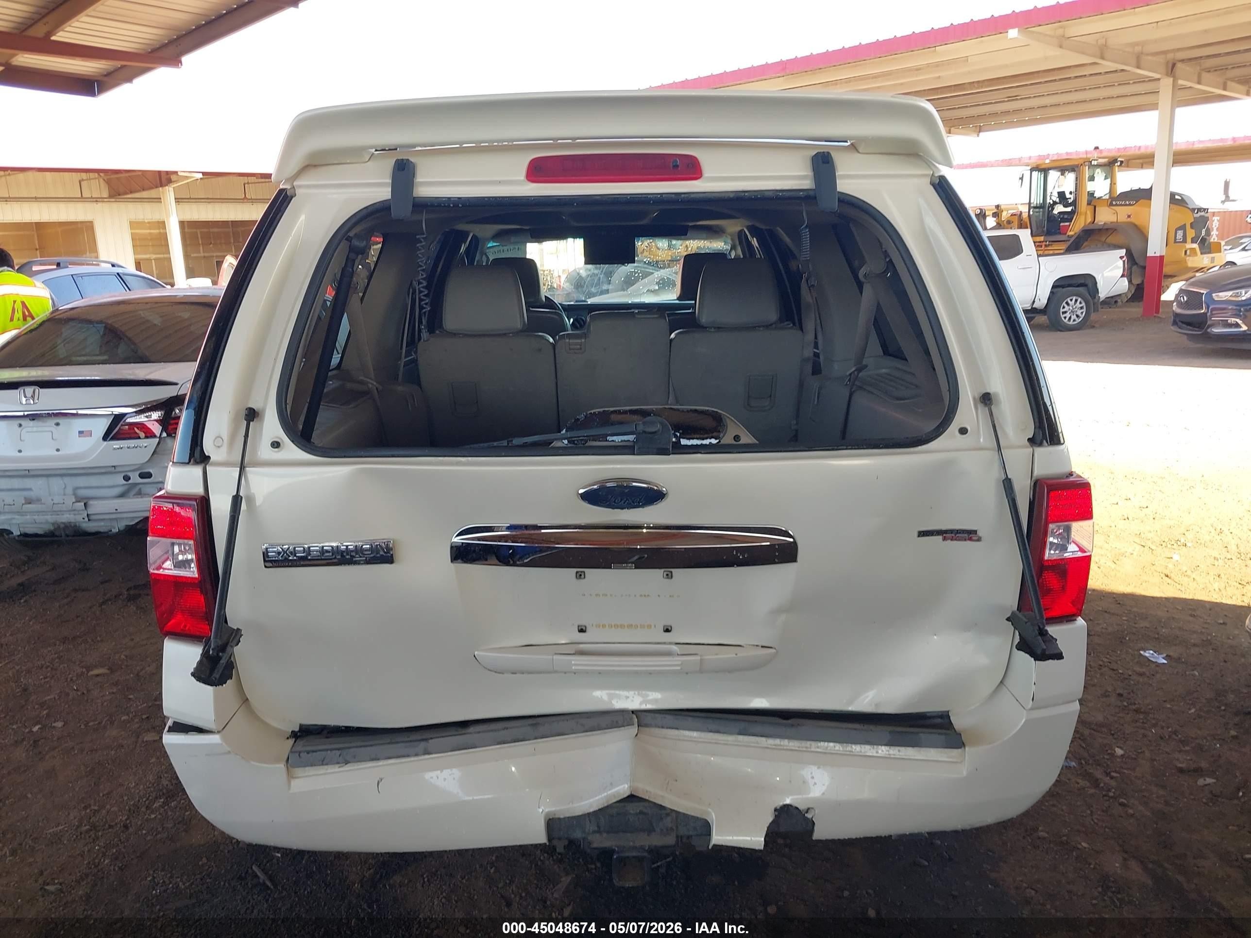 2007 Ford Expedition El Limited White vin: 1FMFK20527LA06849