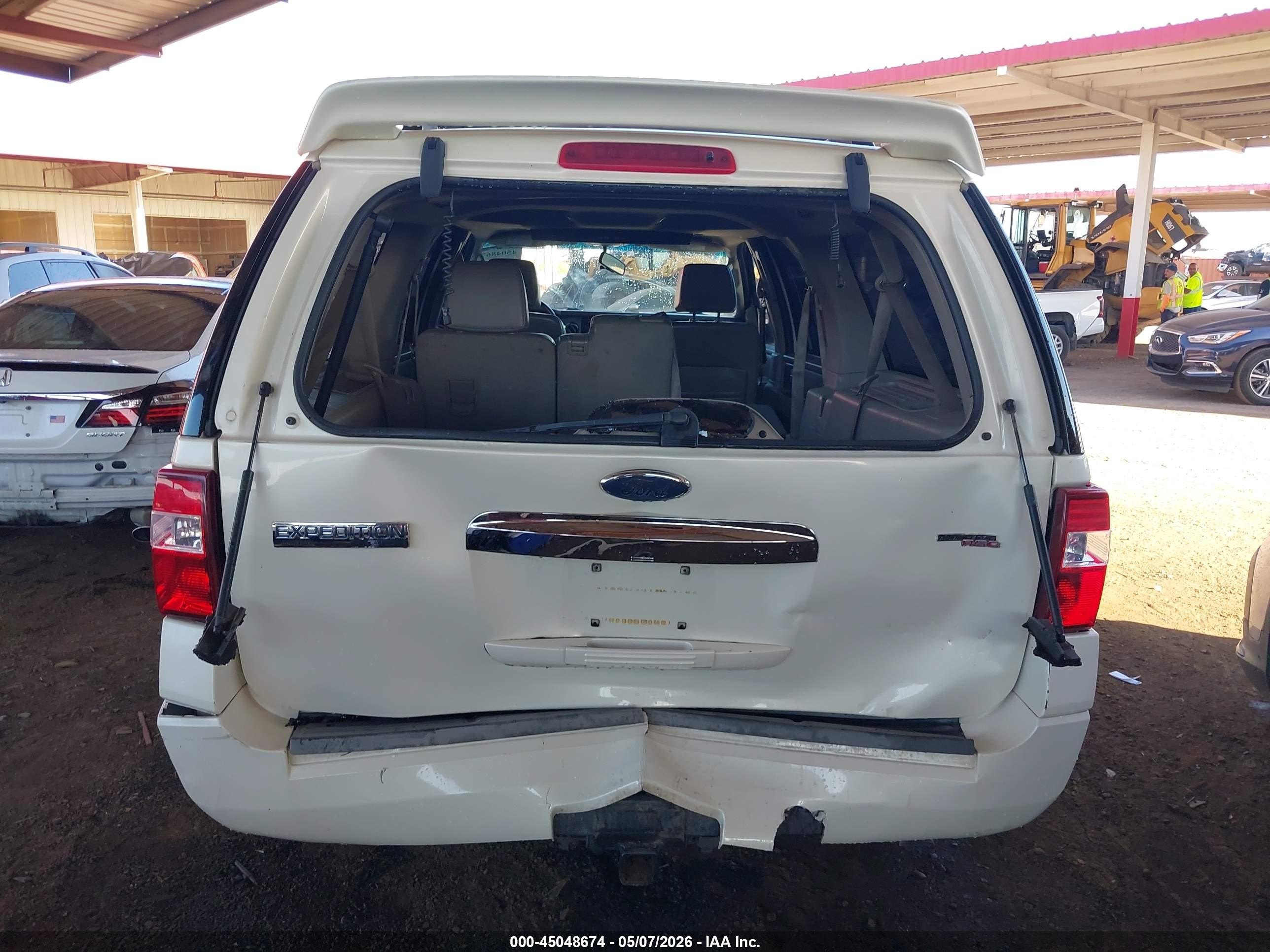 2007 Ford Expedition El Limited White vin: 1FMFK20527LA06849